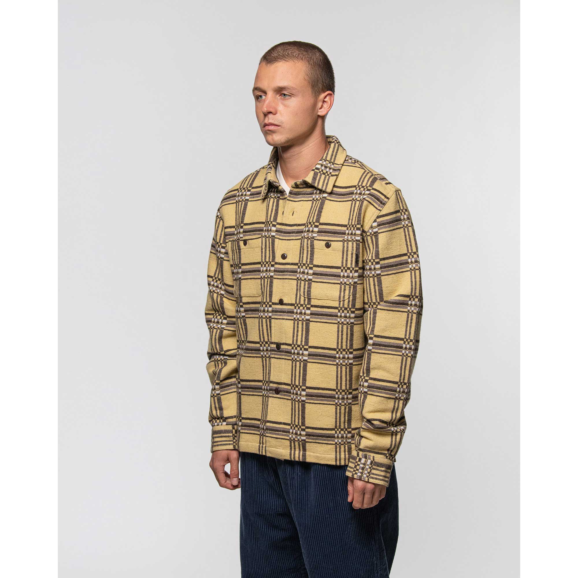 Stussy Langley Plaid L/S Shirt — available at Norwood