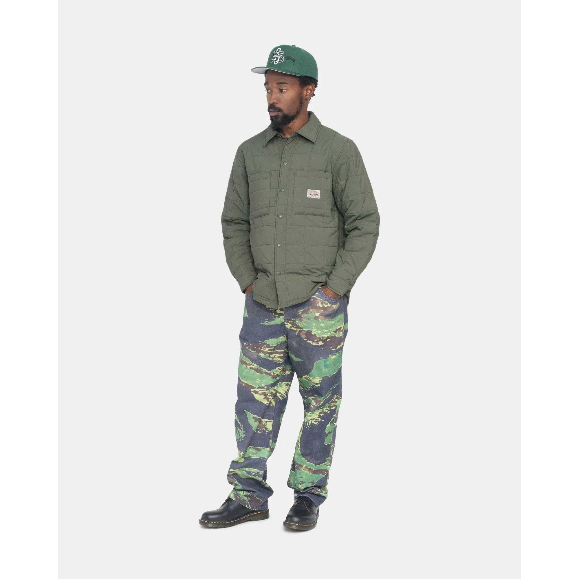 Stussy Quilted Fatigue Shirt — available at Norwood