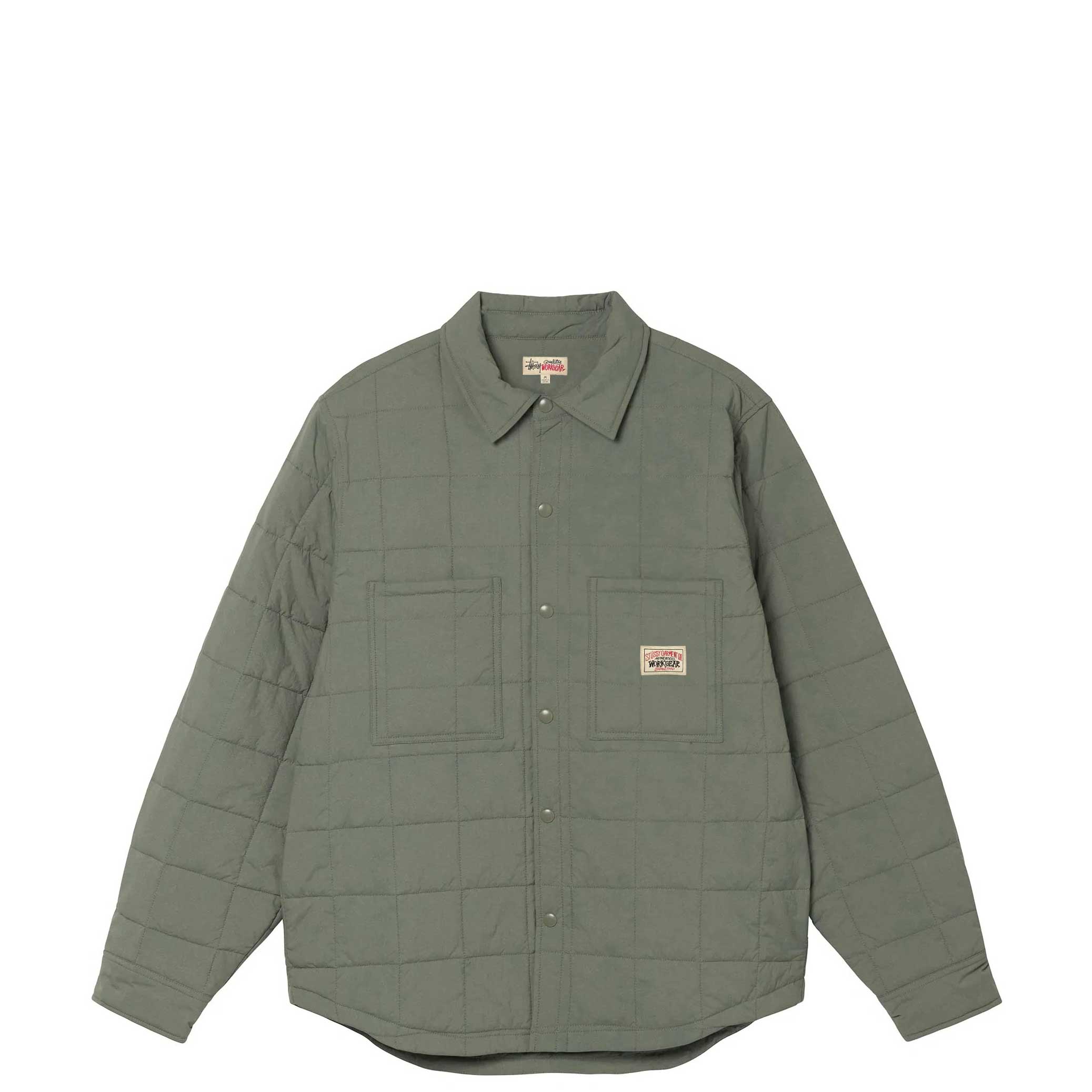 Stussy Quilted Fatigue Shirt — available at Norwood