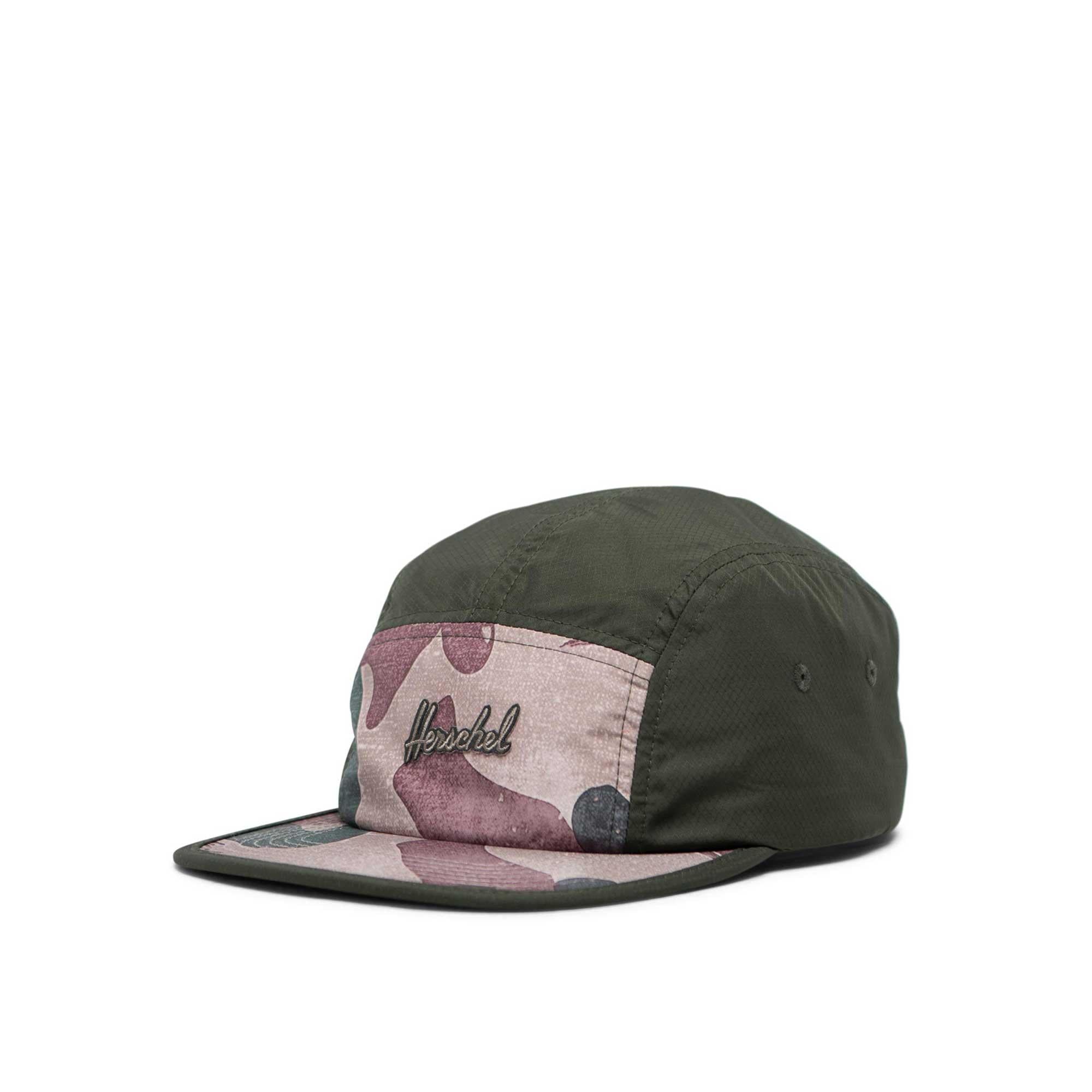 Herschel Voyage Glendale Polyester Hat, Brushstroke Camo/Dark Olive — available at Norwood