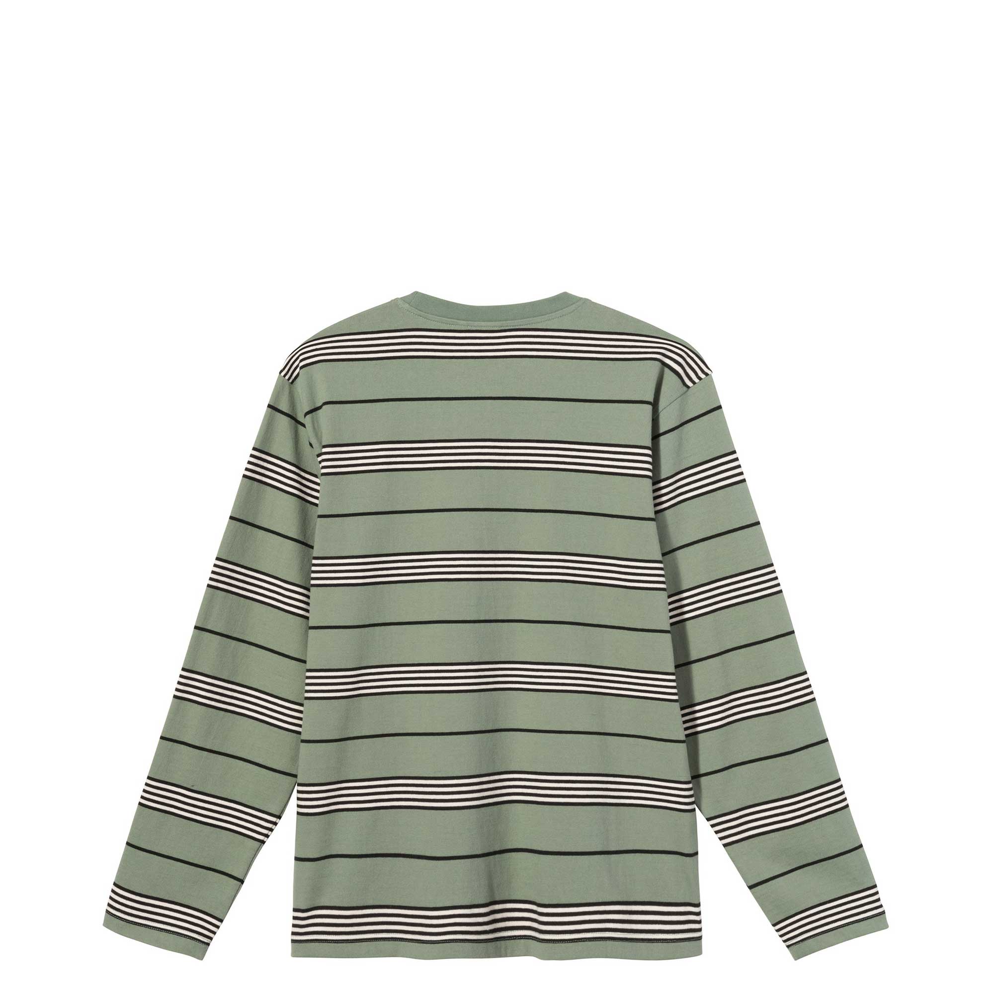 Stussy Asher Stripe long sleeve crew — available at Norwood