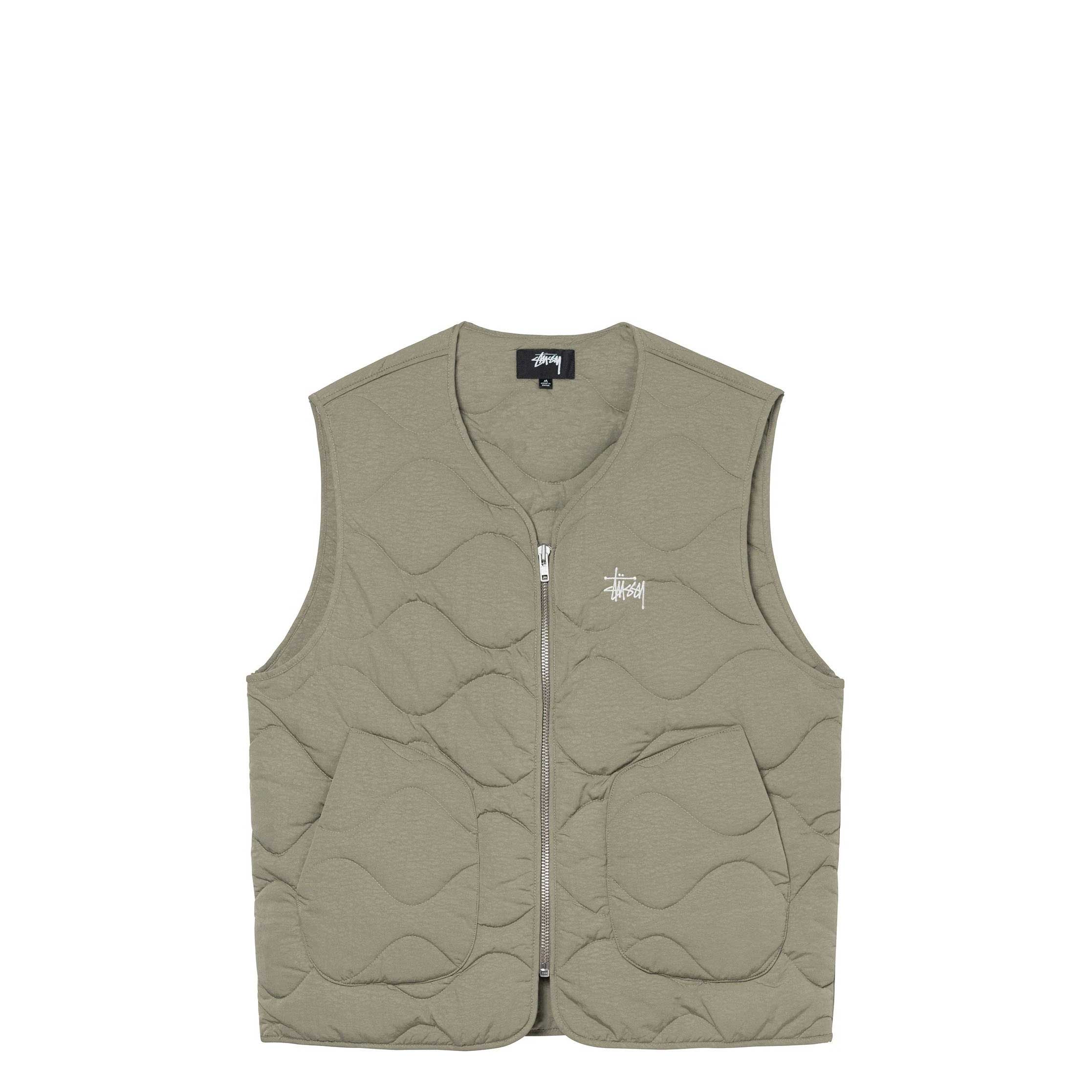 Stussy Recycled Nylon Liner Vest — available at Norwood