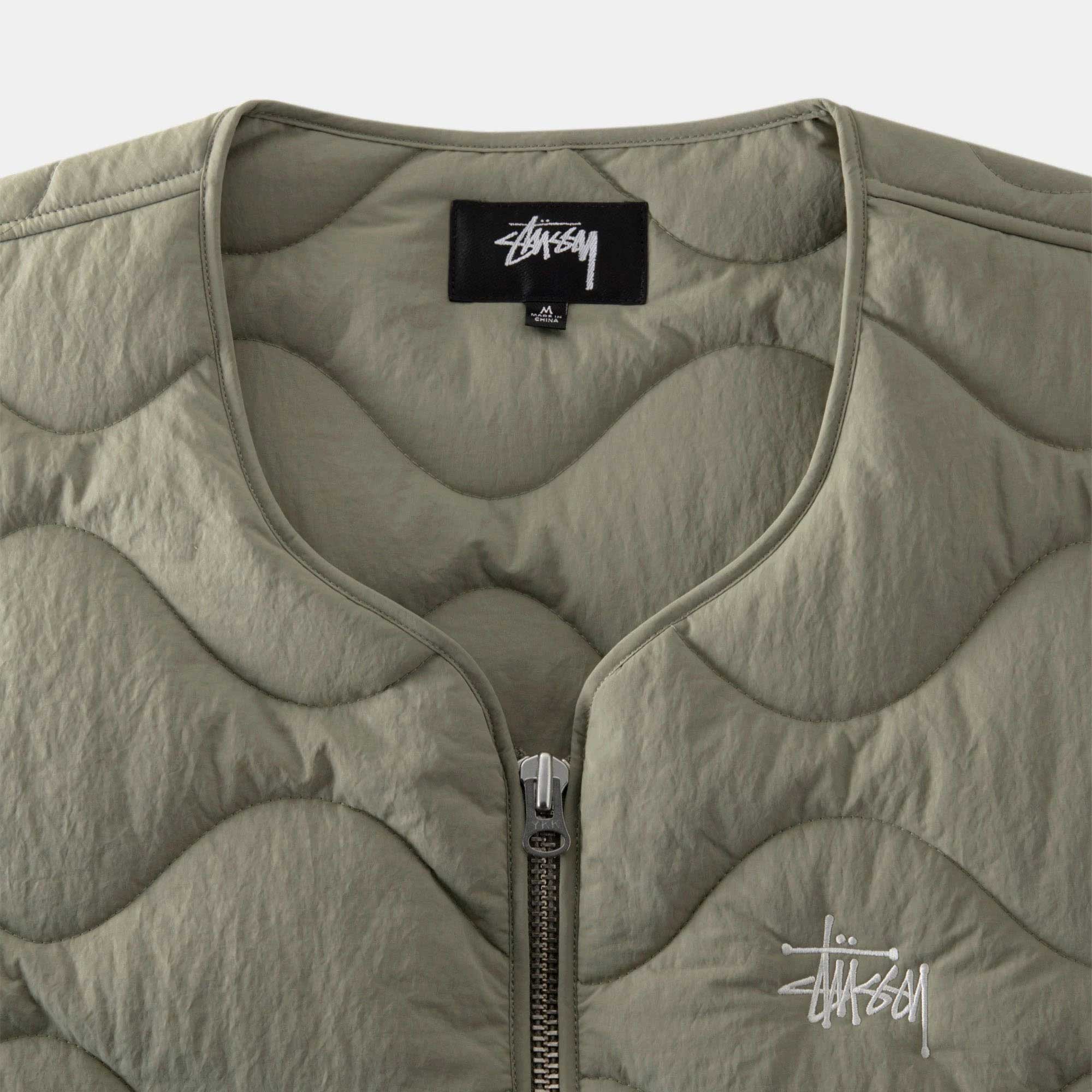 Stussy Recycled Nylon Liner Vest — available at Norwood