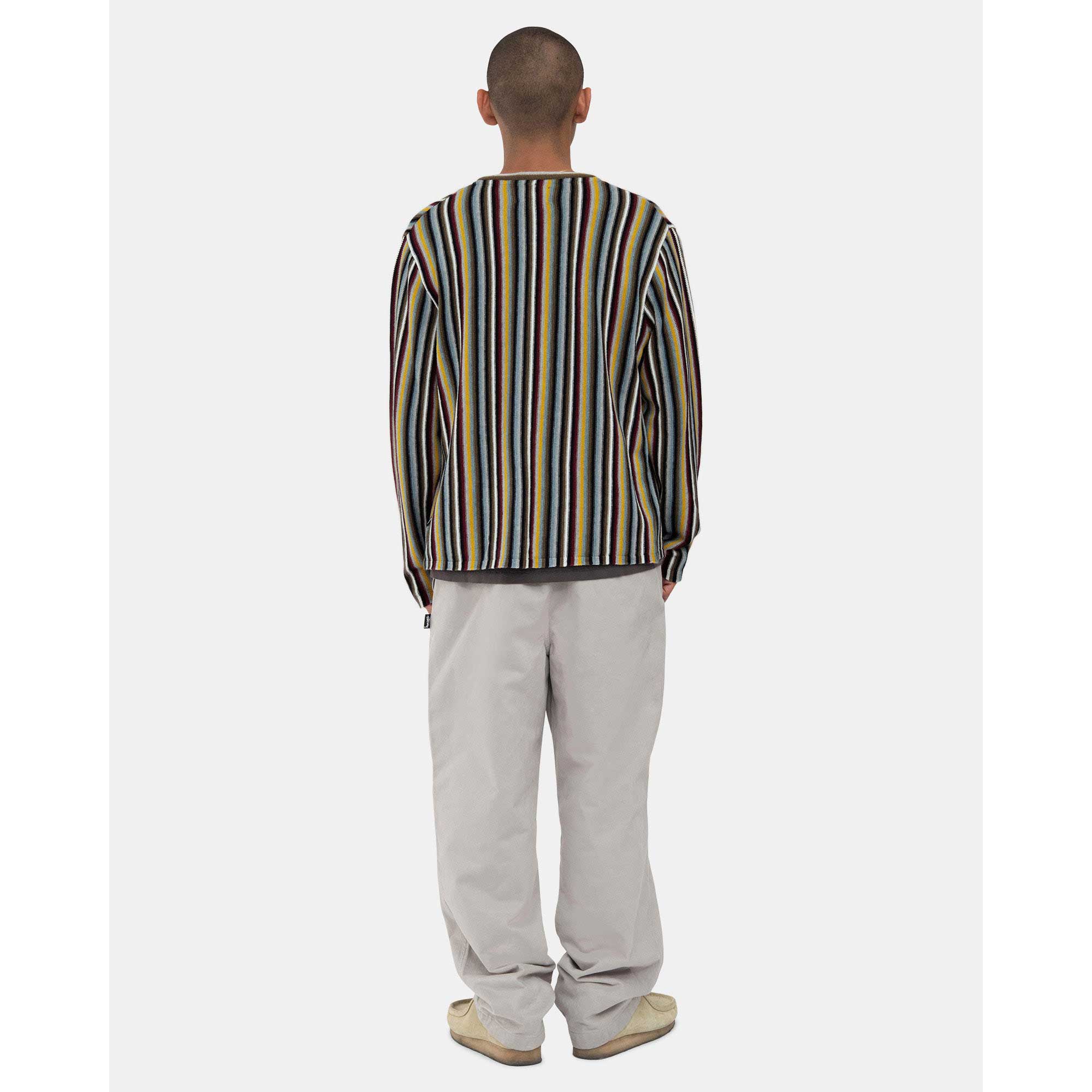 Stussy Stripe Pattern Cardigan — available at Norwood
