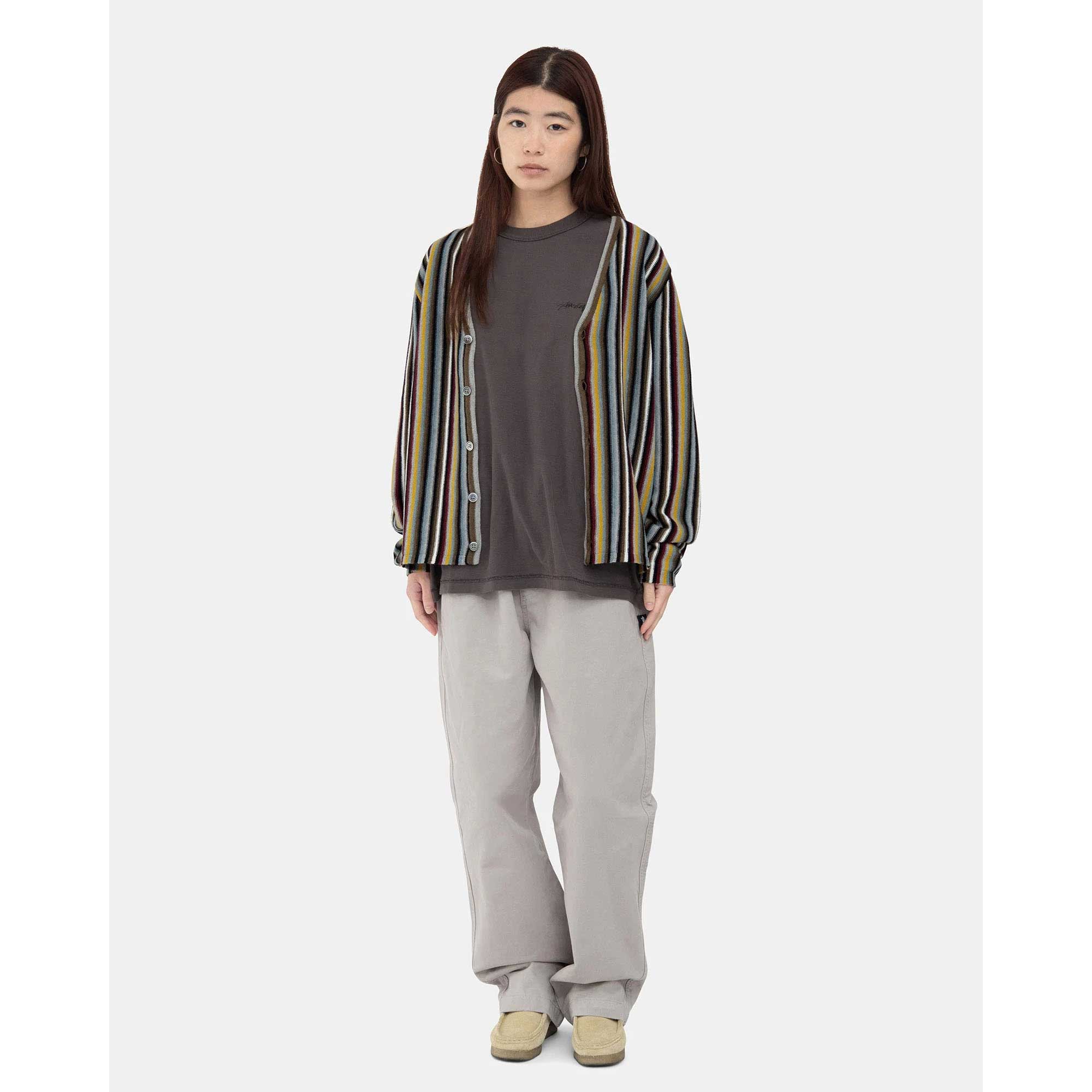 Stussy Stripe Pattern Cardigan — available at Norwood