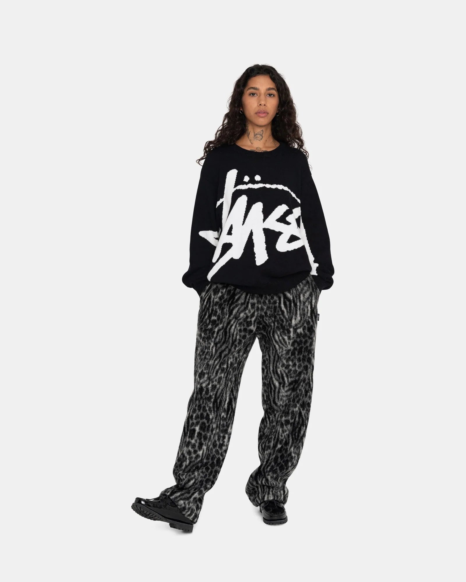 Stussy Stock Sweater — available at Norwood