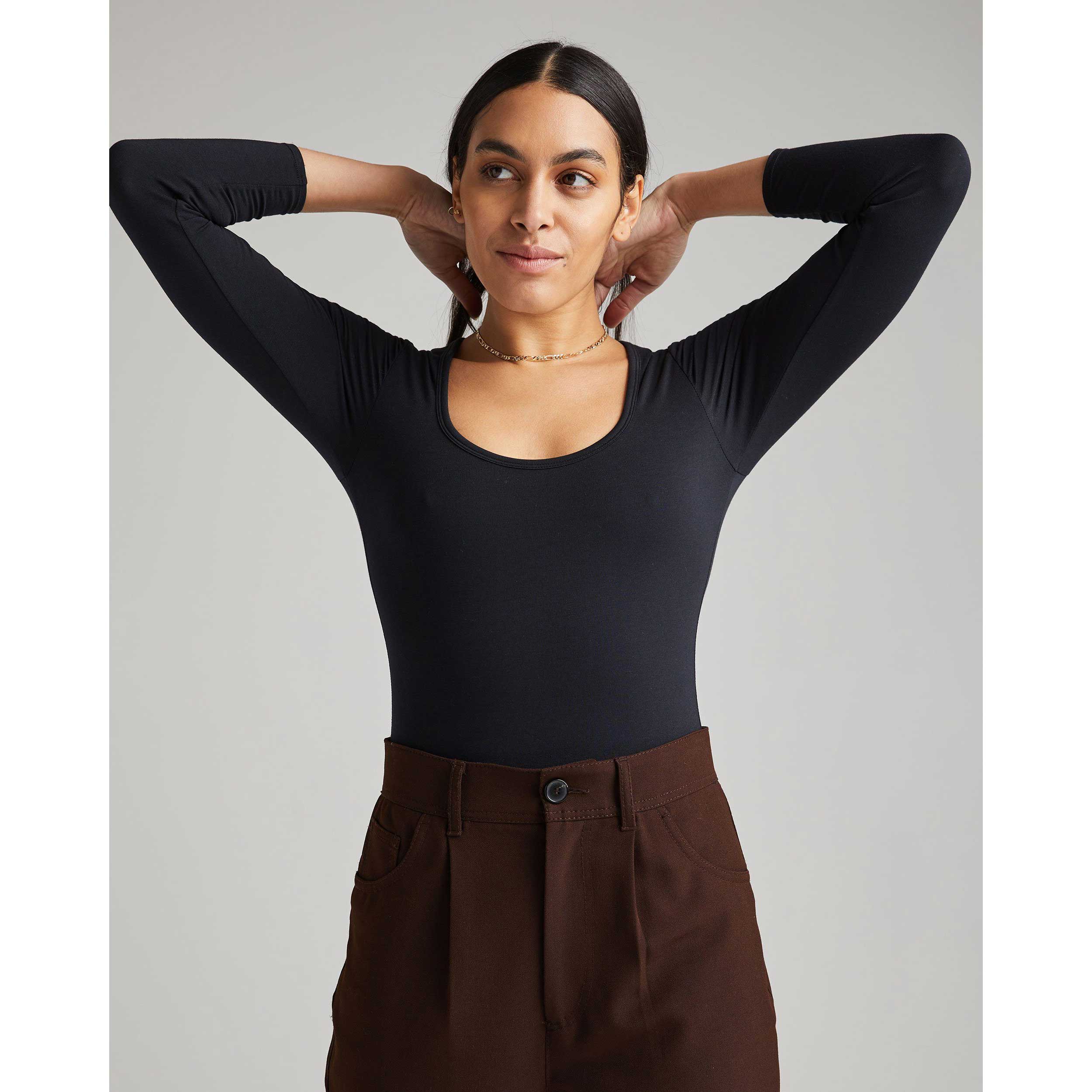 Richer Poorer Womens Scoop Neck bodysuit — available at Norwood