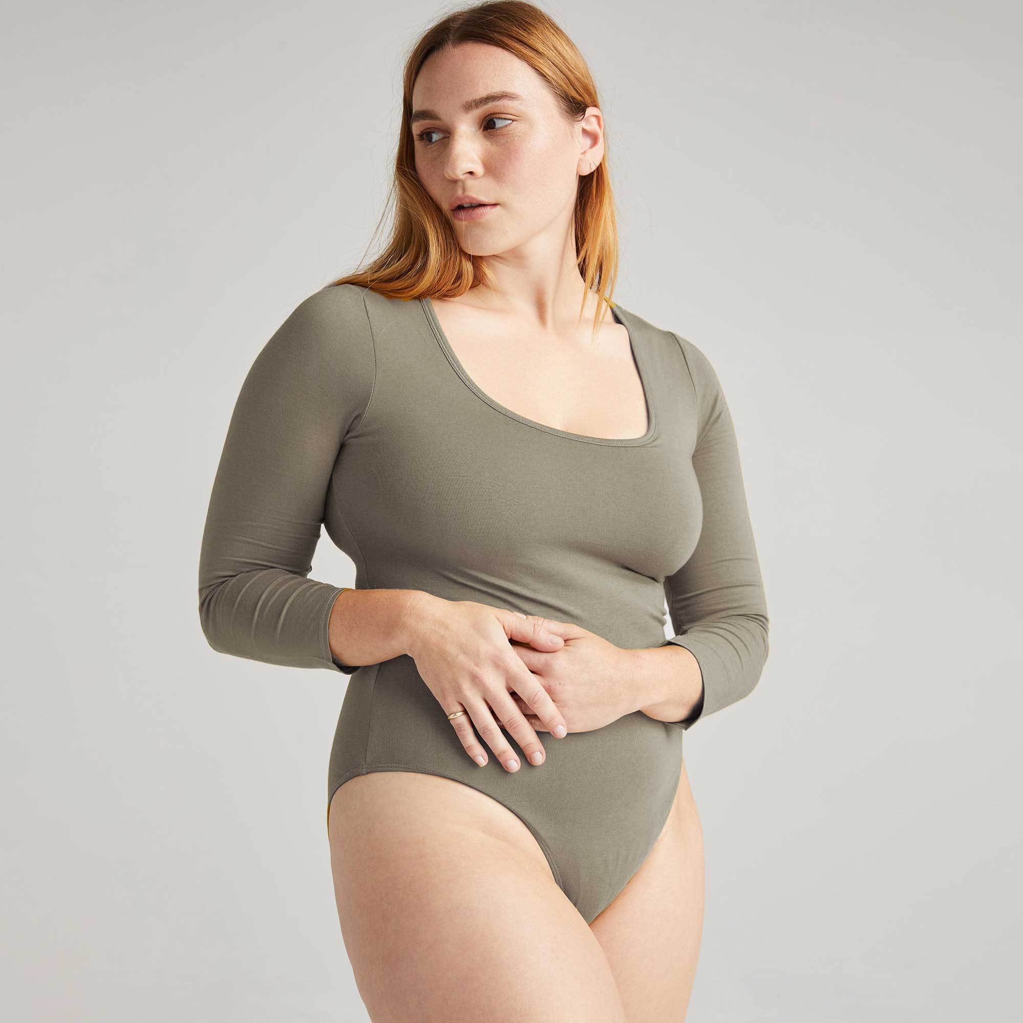 Richer Poorer Womens Scoop Neck bodysuit — available at Norwood