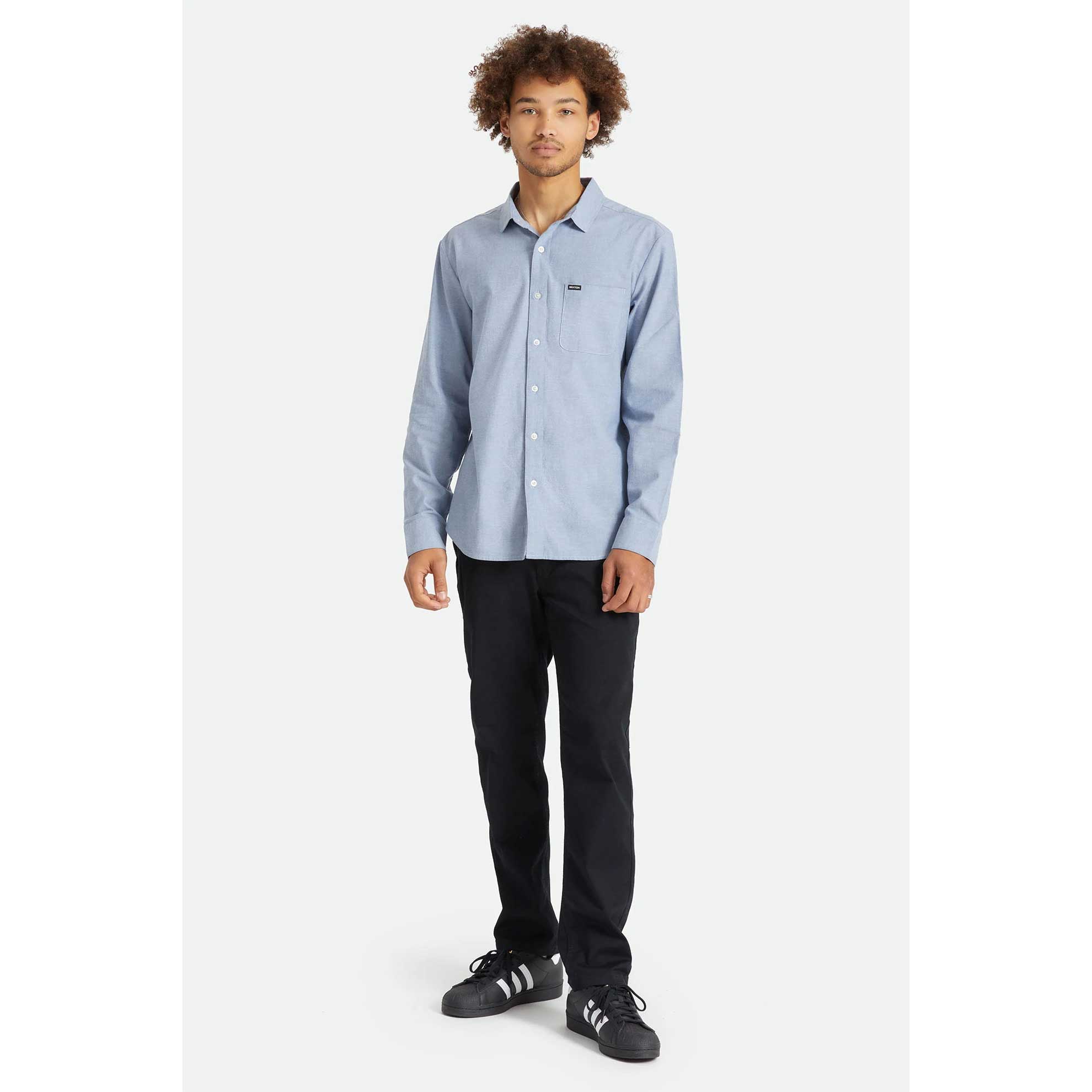 Brixton Charter Oxford L/S Woven — available at Norwood