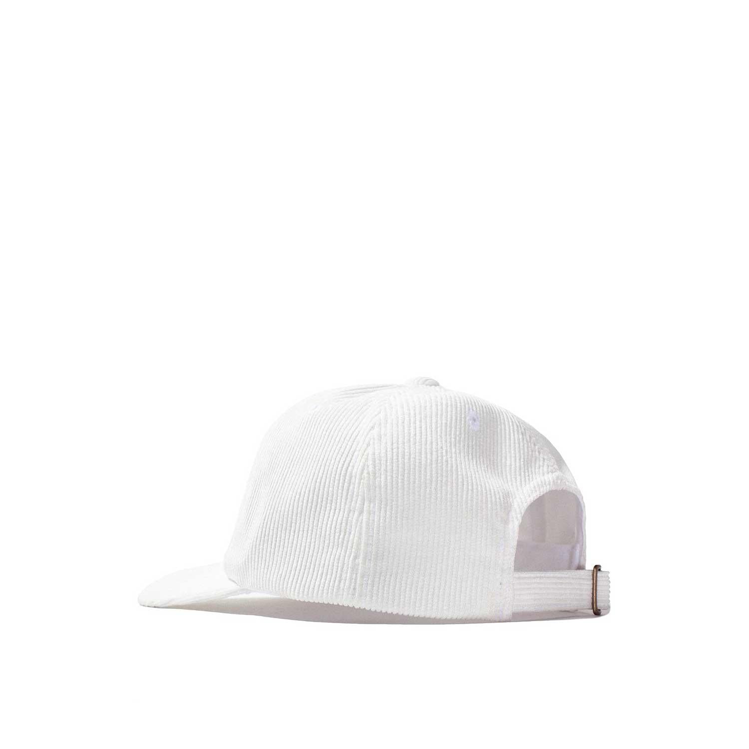 Stussy Cord Low Pro Cap, White — available at Norwood