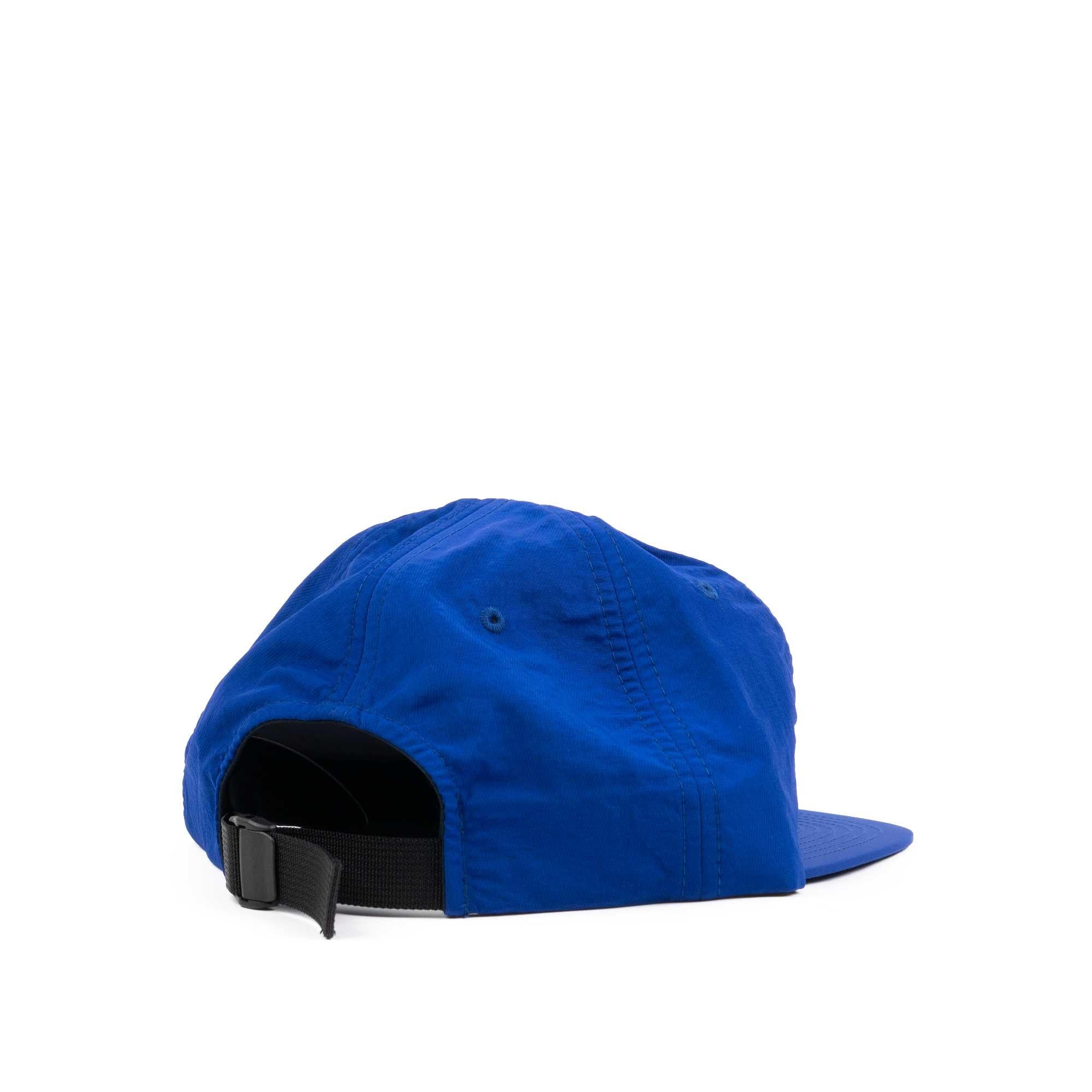 Stussy Stock Nylon Strapback Cap, Blue — available at Norwood