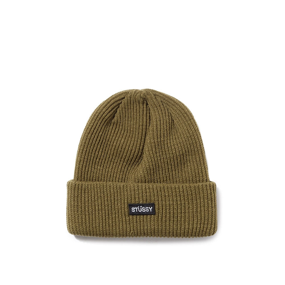 Stussy Small Patch Watchcap Beanie, Green — available at Norwood