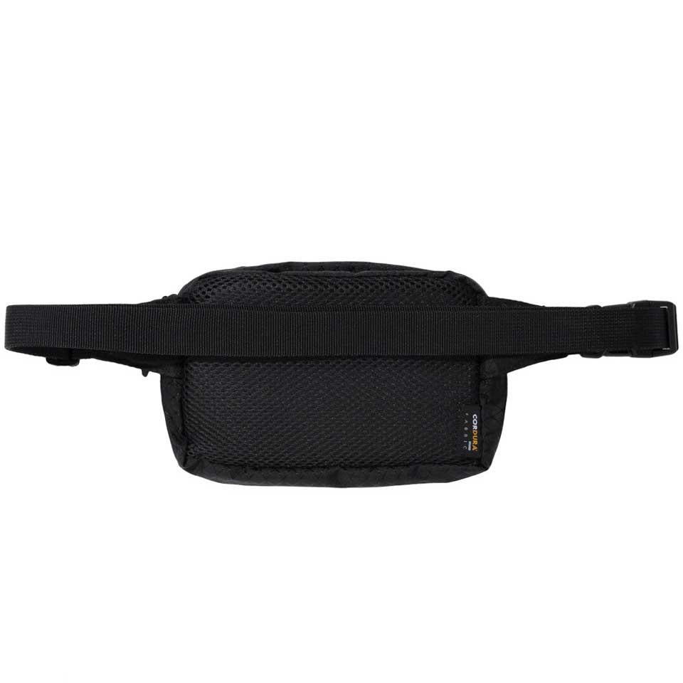 Stussy Diamond Ripstop Waist Bag, Black — available at Norwood