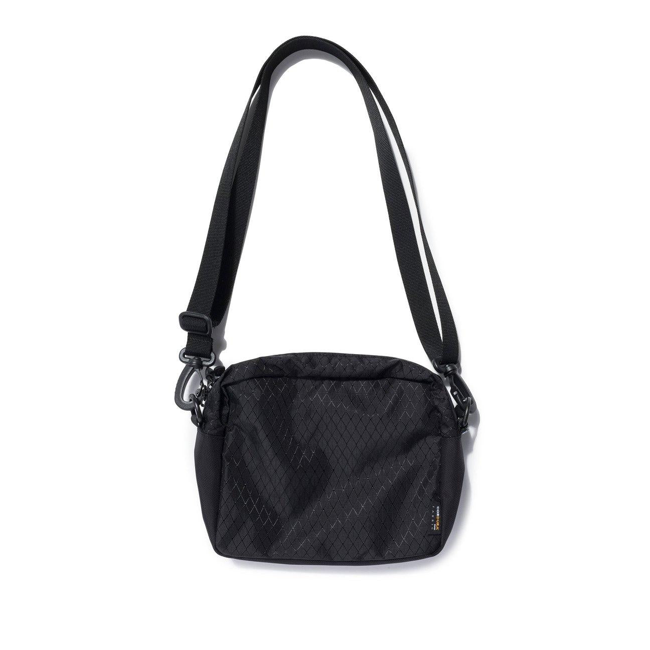 Stussy Ripstop shoulder bag, black — available at Norwood