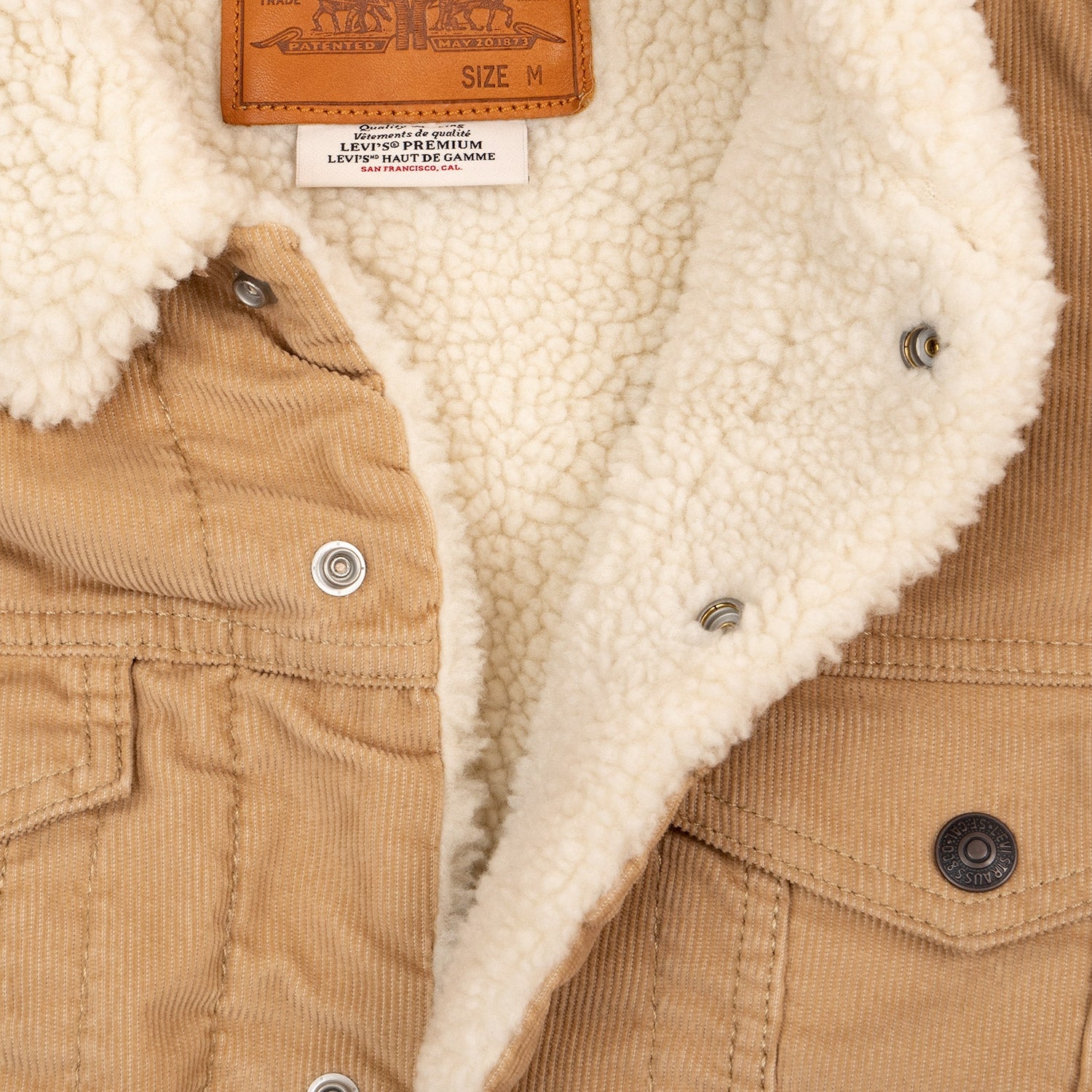 Levi's Type 3 Sherpa trucker — available at Norwood