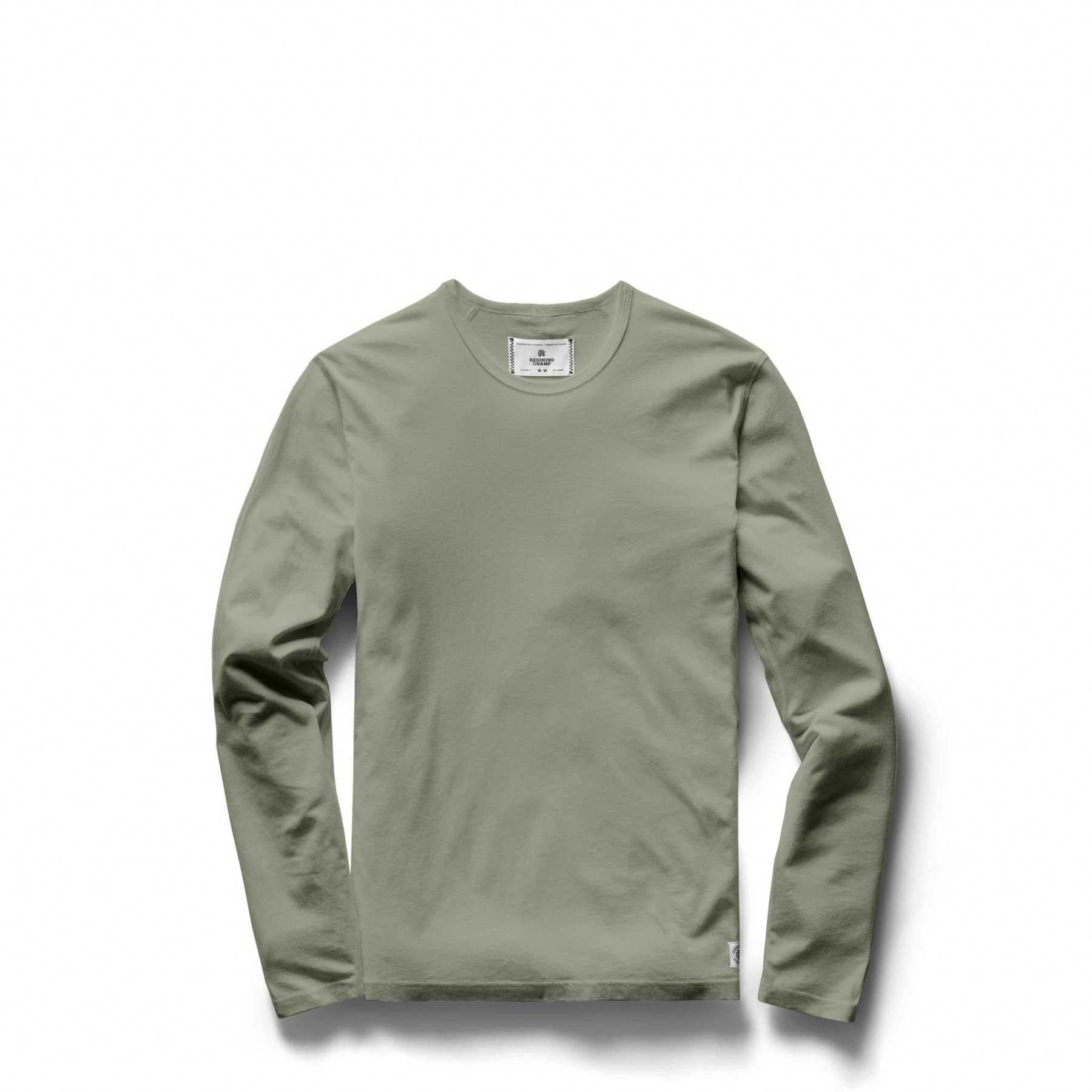 Reigning Champ Jersey Long Sleeve T-Shirt — available at Norwood