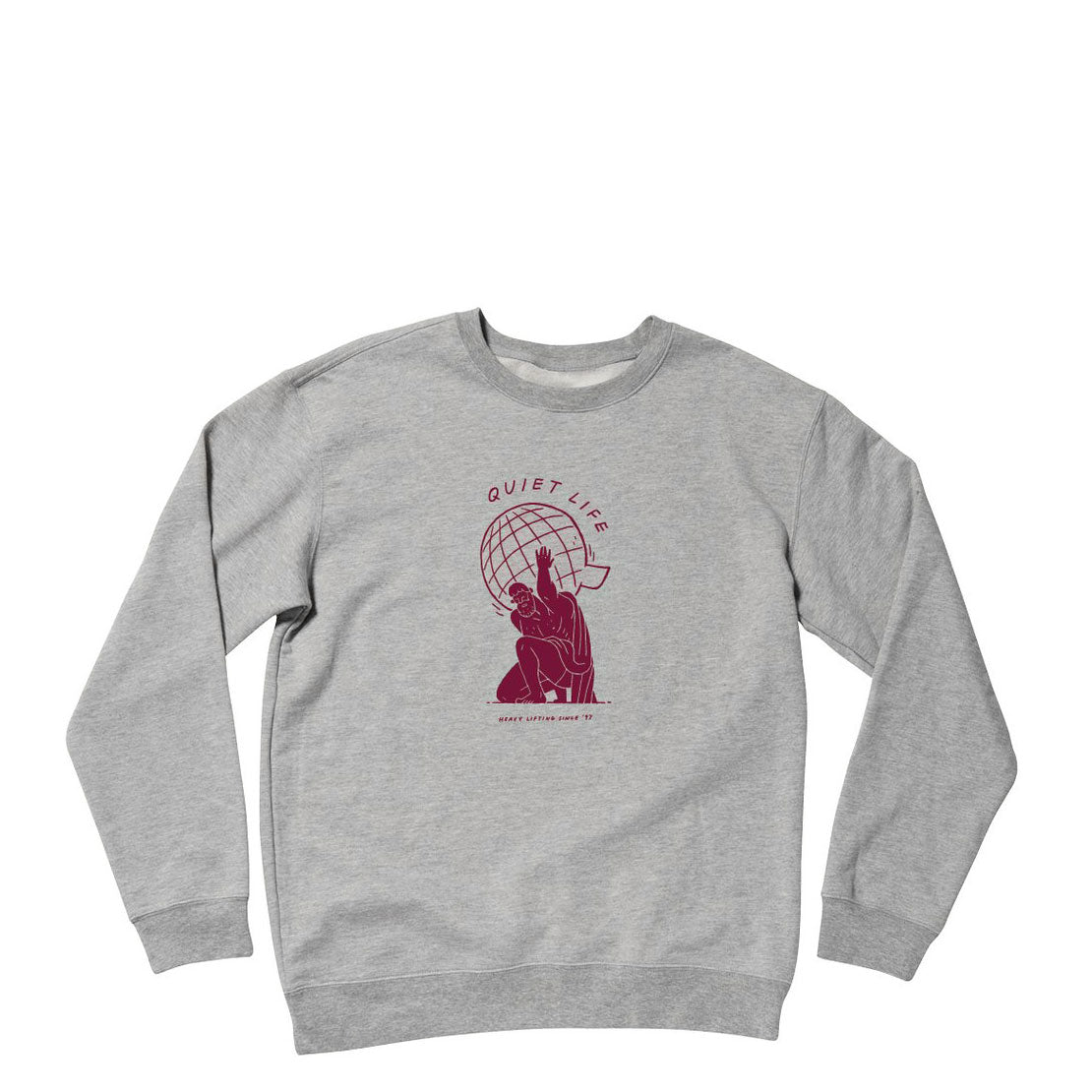 Quiet Life Atlas crewneck sweatshirt — available at Norwood