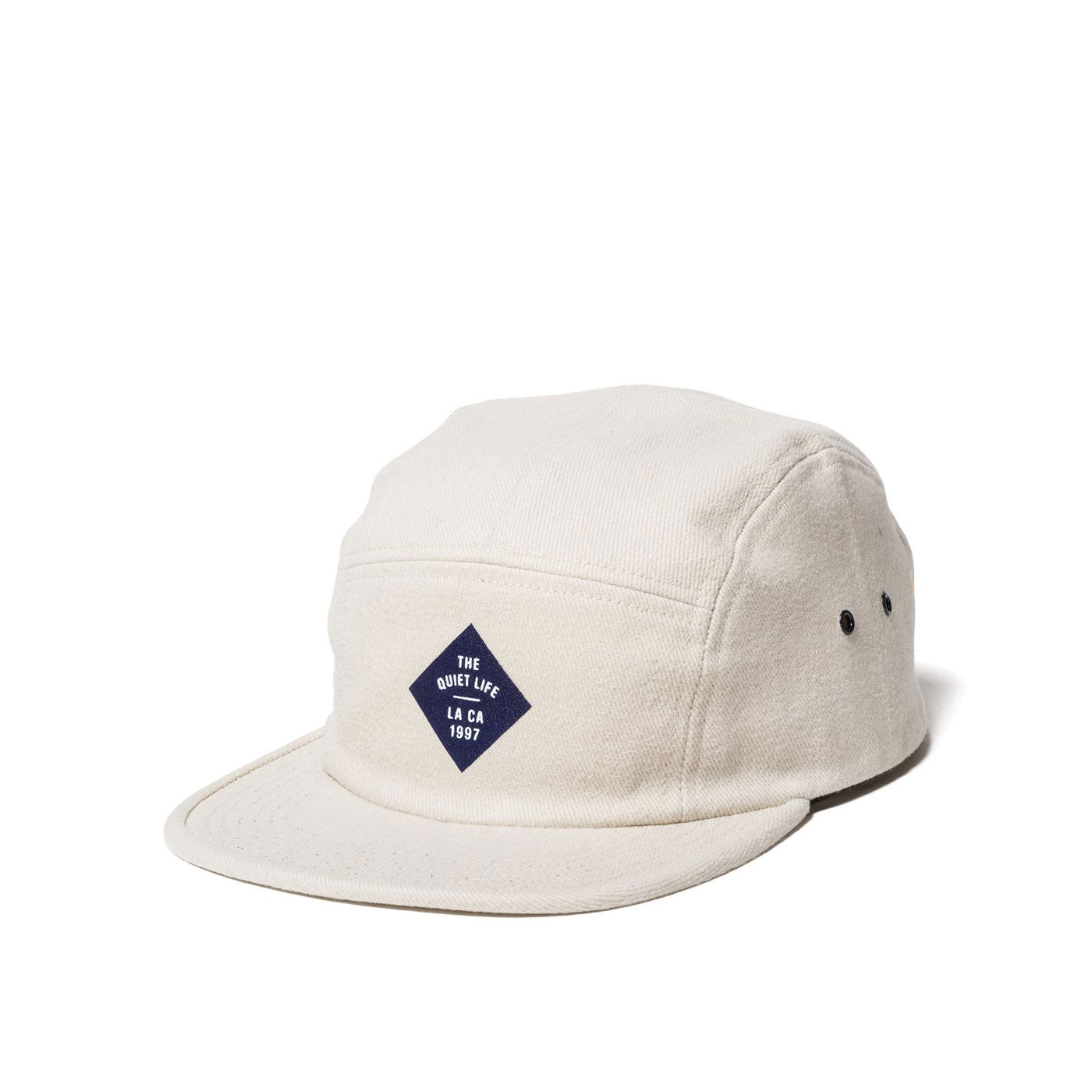 Quiet Life Traveler 5 panel hat, stone — available at Norwood
