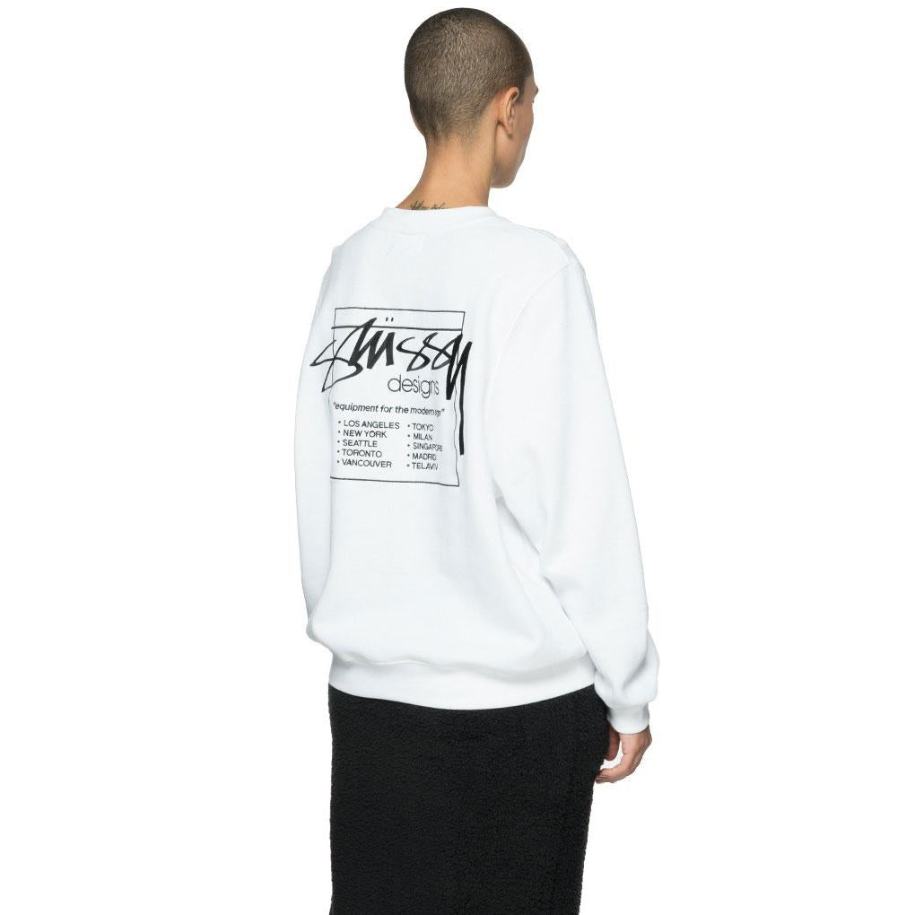 Stussy Womens Nelson crew fleece — available at Norwood