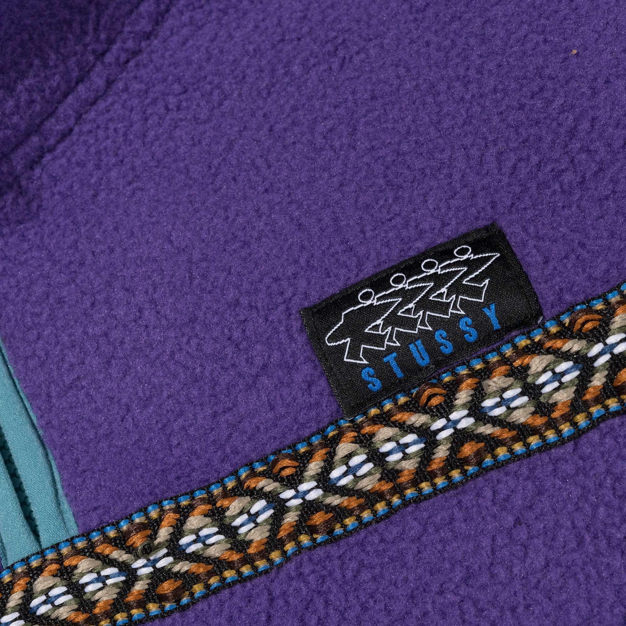 Stussy Womens Summit half zip Polar fleece — available at Norwood