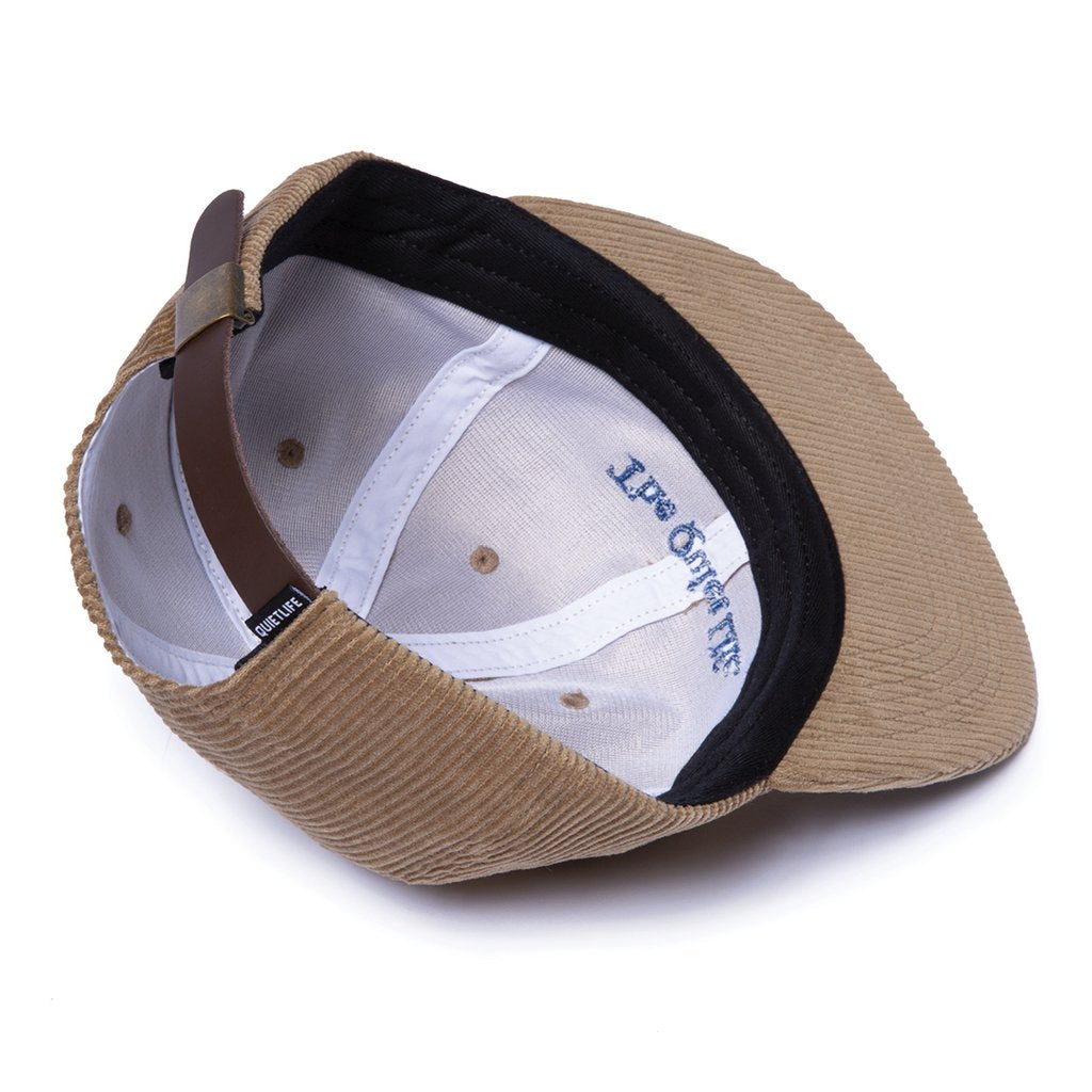 Quiet Life Serif Polo Hat - Made In USA, acorn — available at Norwood