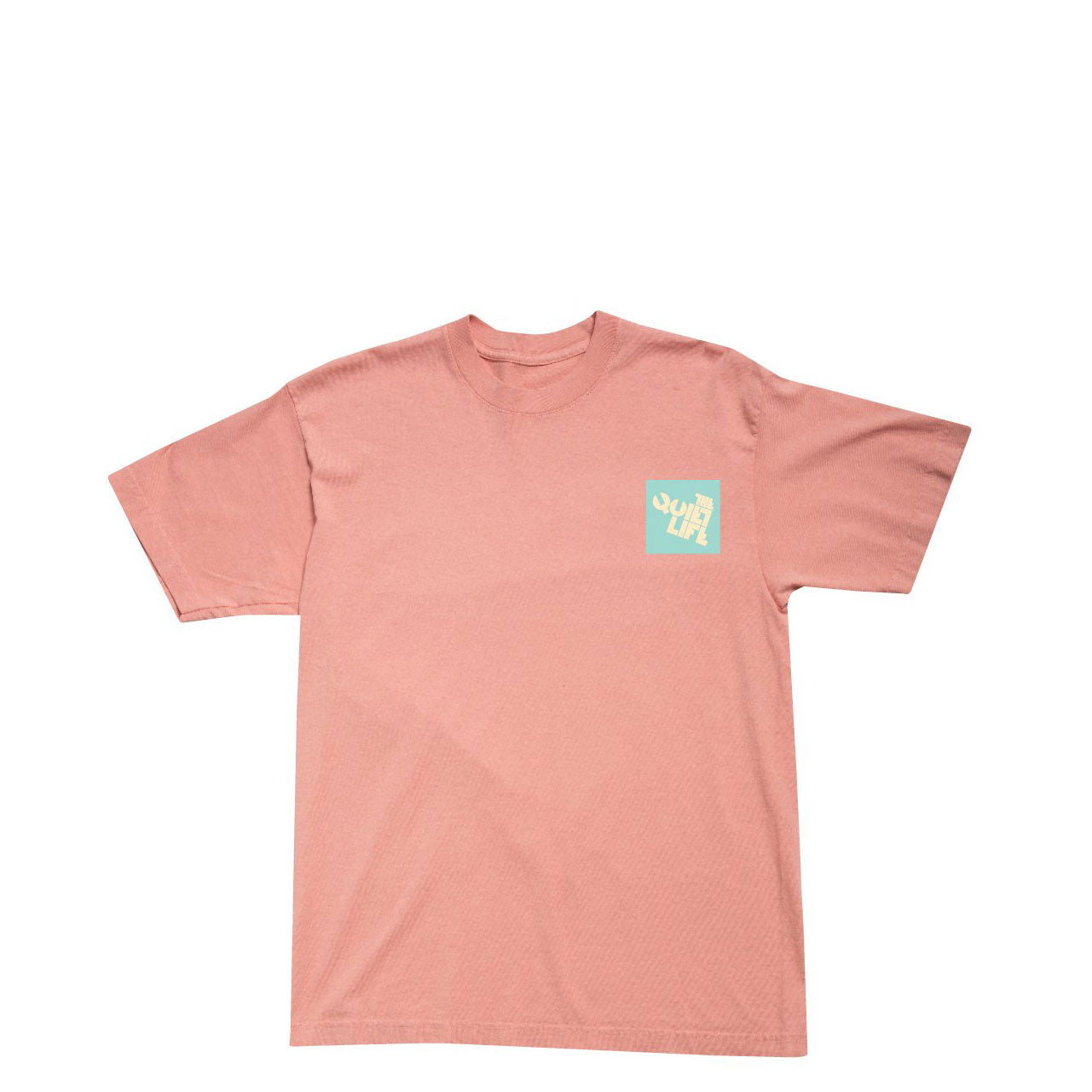 Quiet Life Block Logo T (Made In USA) — available at Norwood
