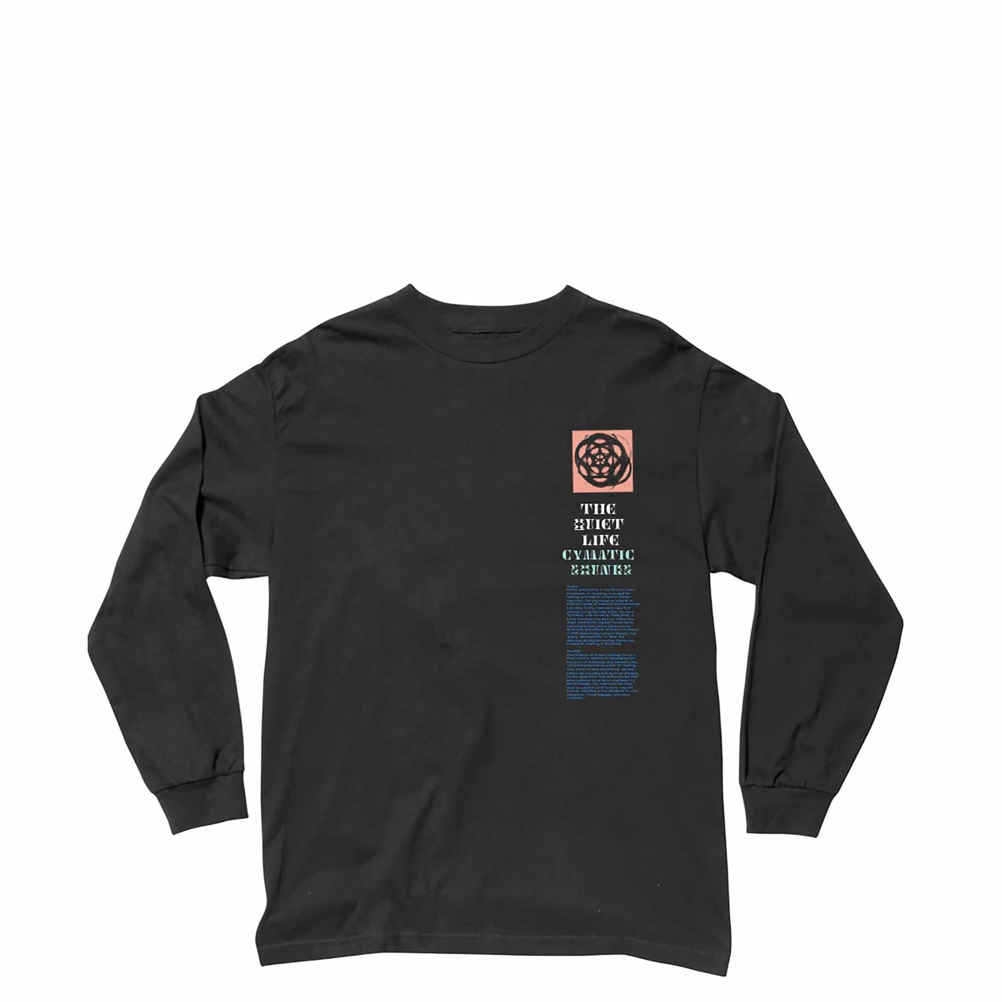 The Quiet Life Cymatic Sounds Long Sleeve Tee — available at Norwood