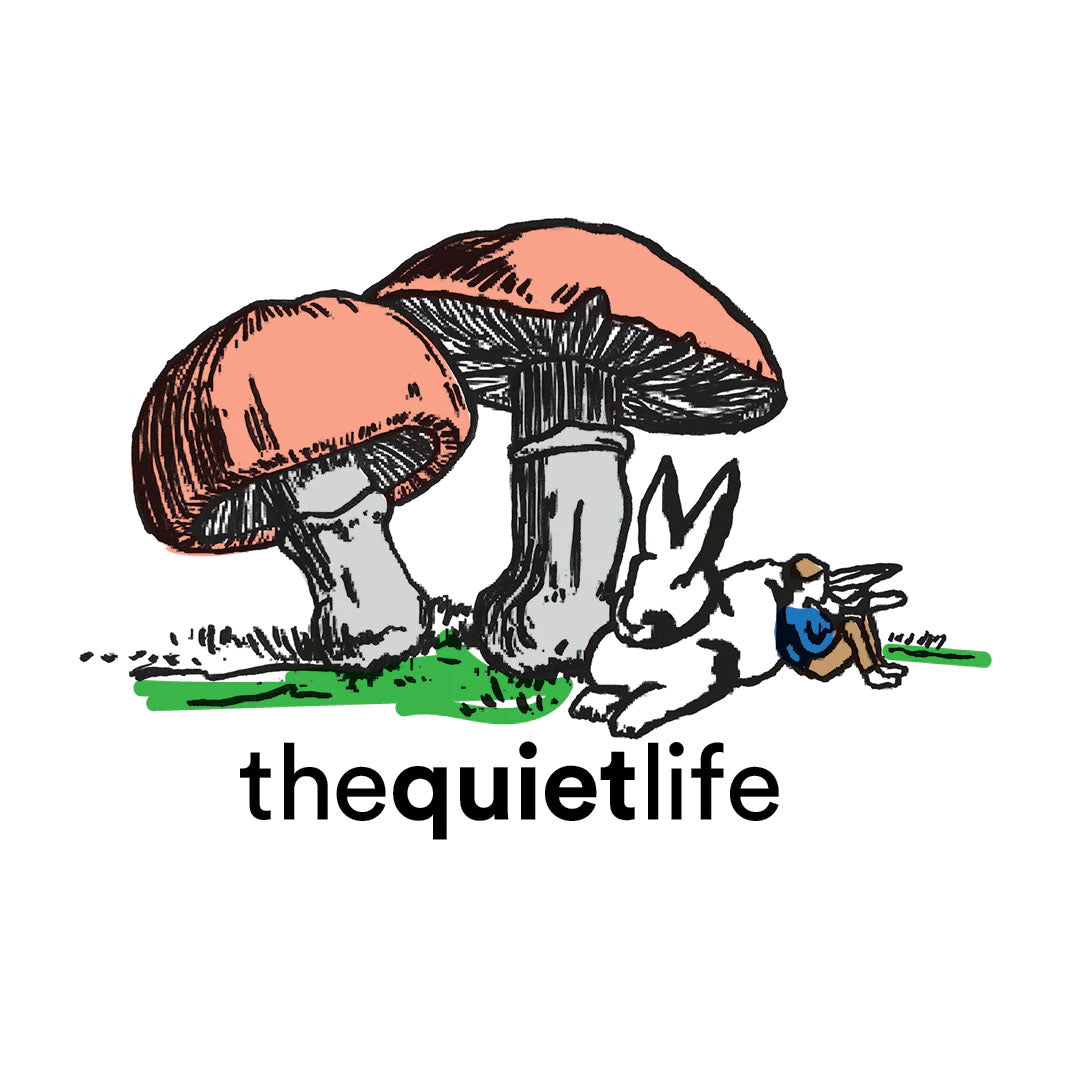The Quiet Life Mushroom Origin Premium Tee — available at Norwood