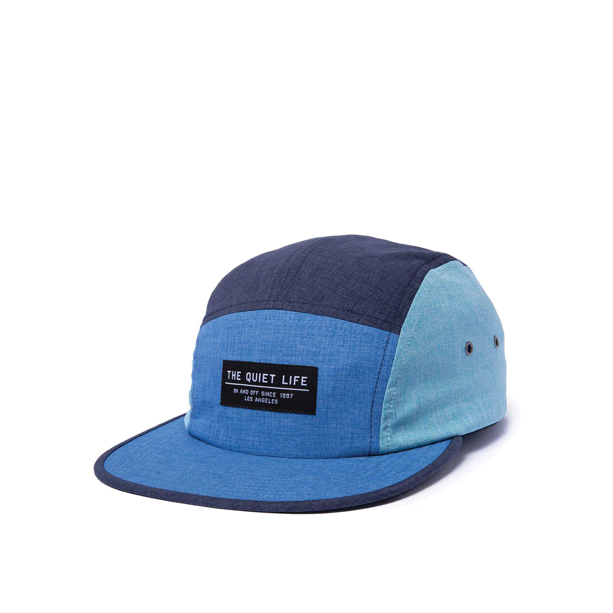 The Quiet Life Aruba 5 Panel Camper Hat - Made In Usa, Blue — available at Norwood
