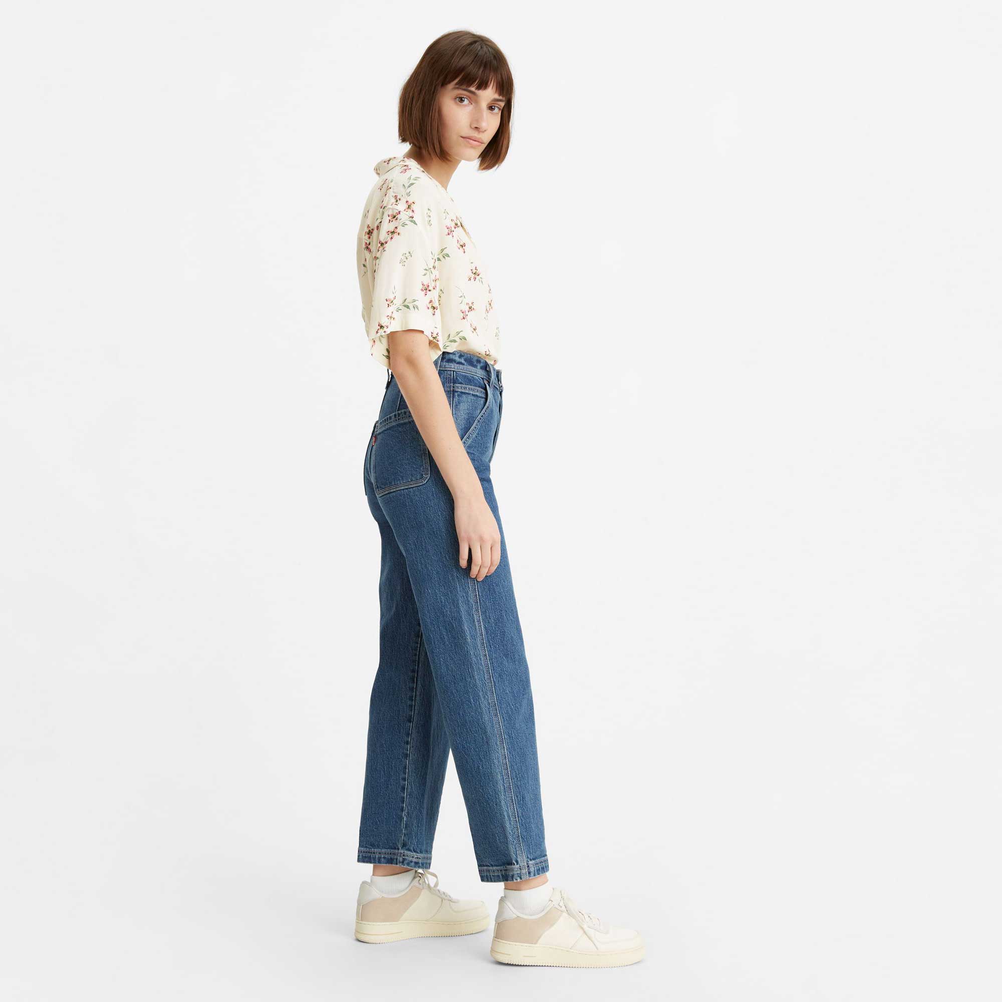 Levi's Ribcage Straight Ankle Utility — available at Norwood