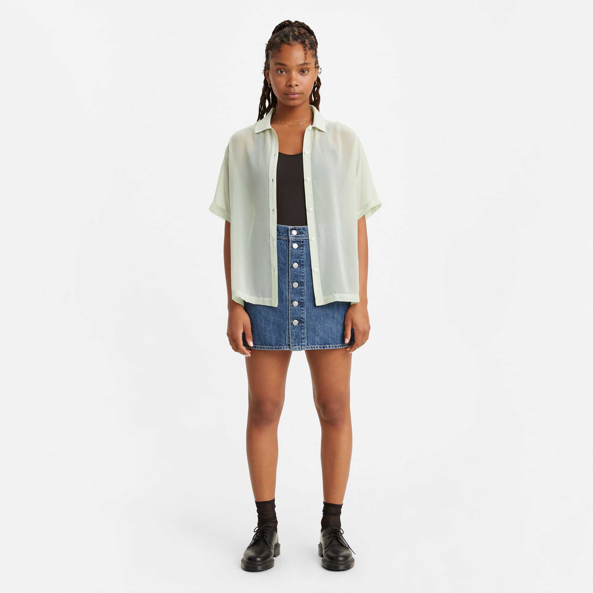 Levi's Womens Buttonfront Utility Skirt — available at Norwood