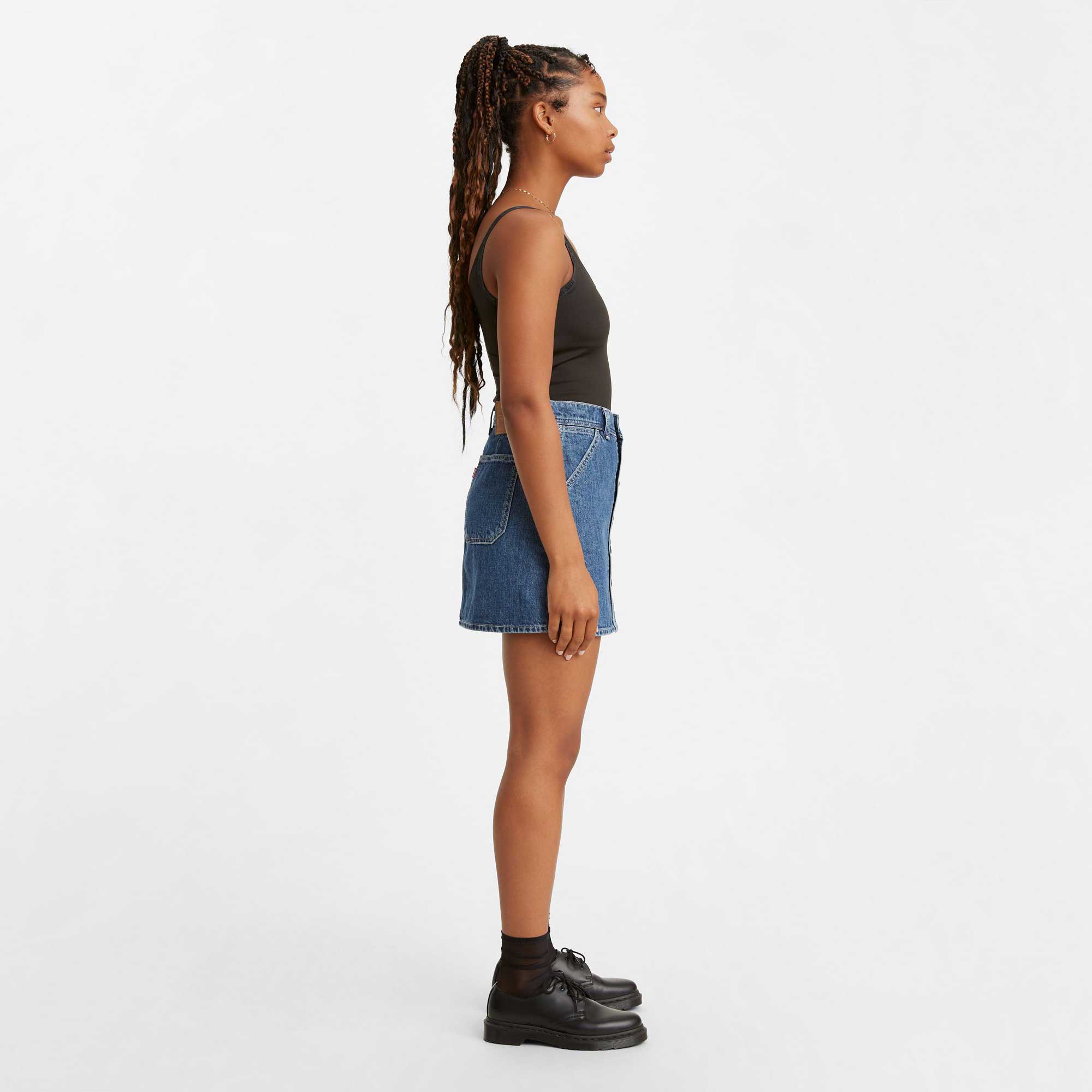 Levi's Womens Buttonfront Utility Skirt — available at Norwood