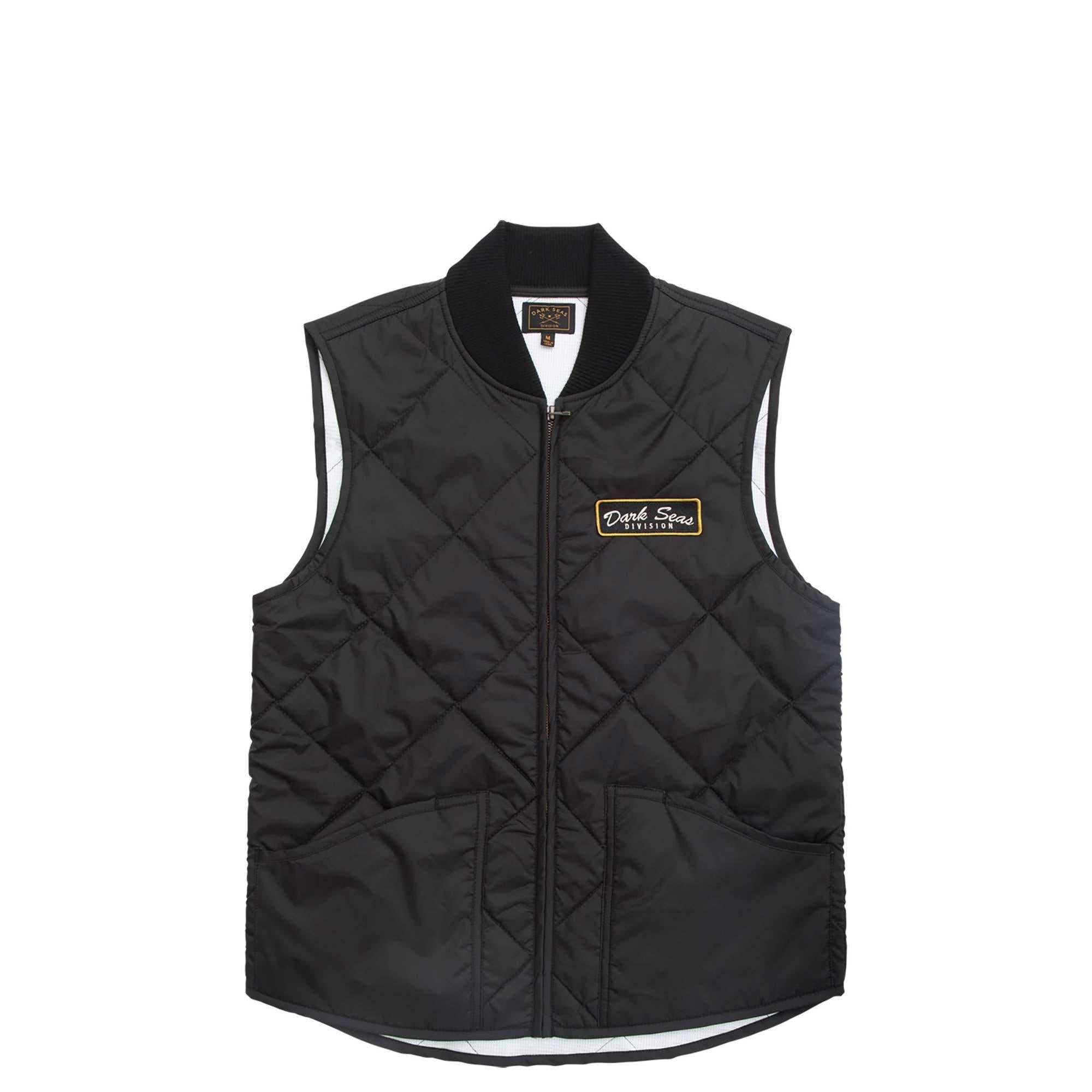 Dark Seas Ramon Vest, black — available at Norwood
