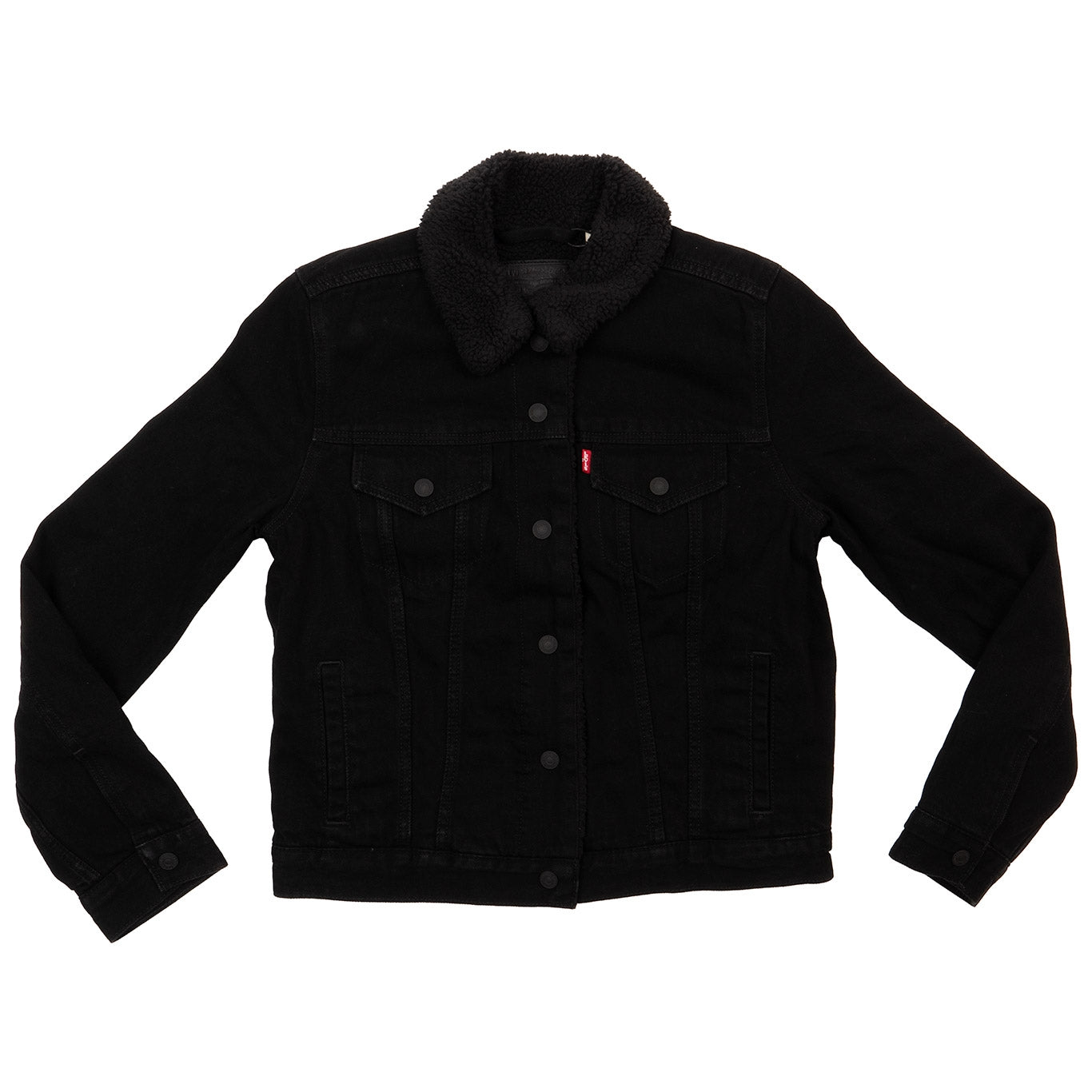 Levi's Womens Original Sherpa trucker — available at Norwood