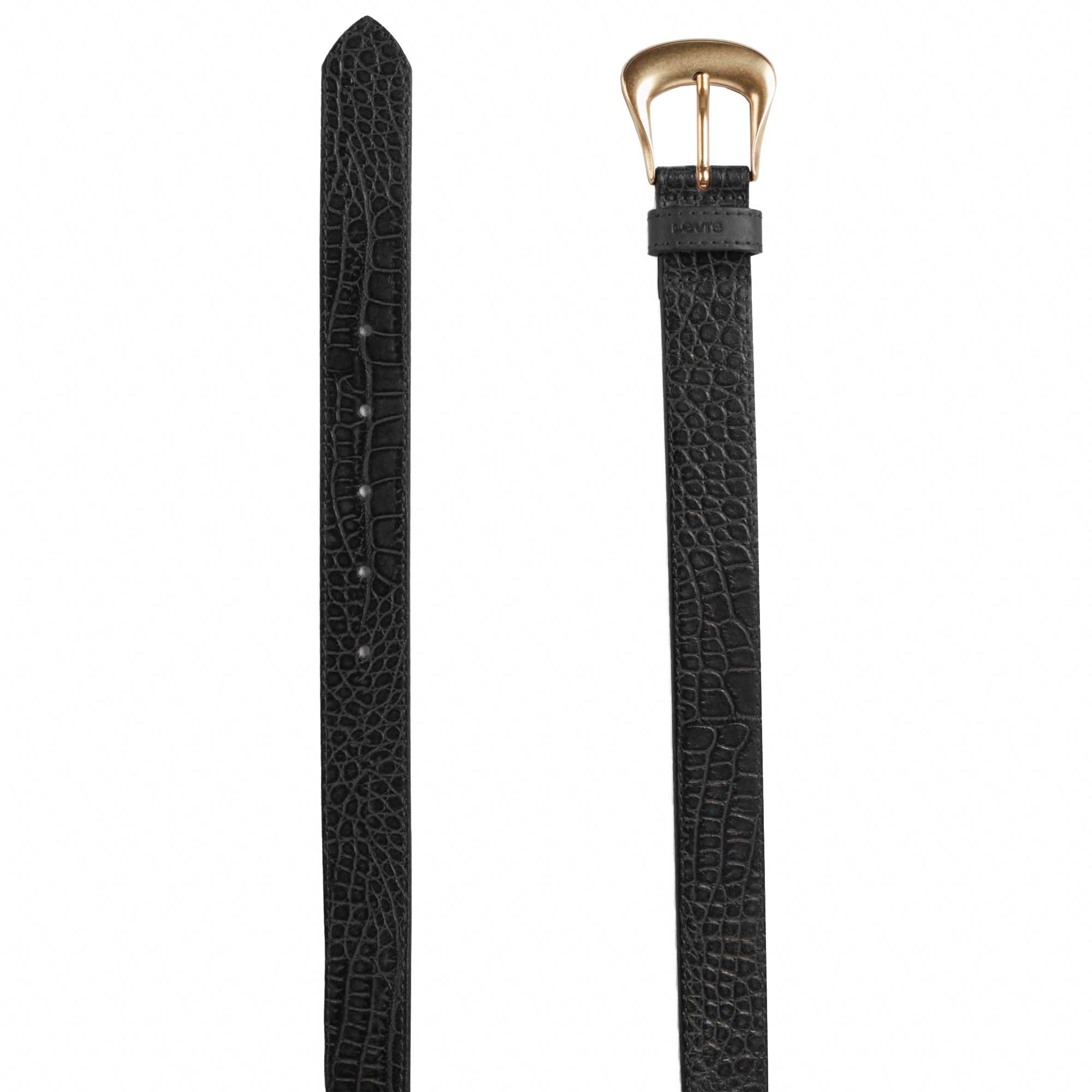Levi's Vintage Crocodile Emboss Belt — available at Norwood