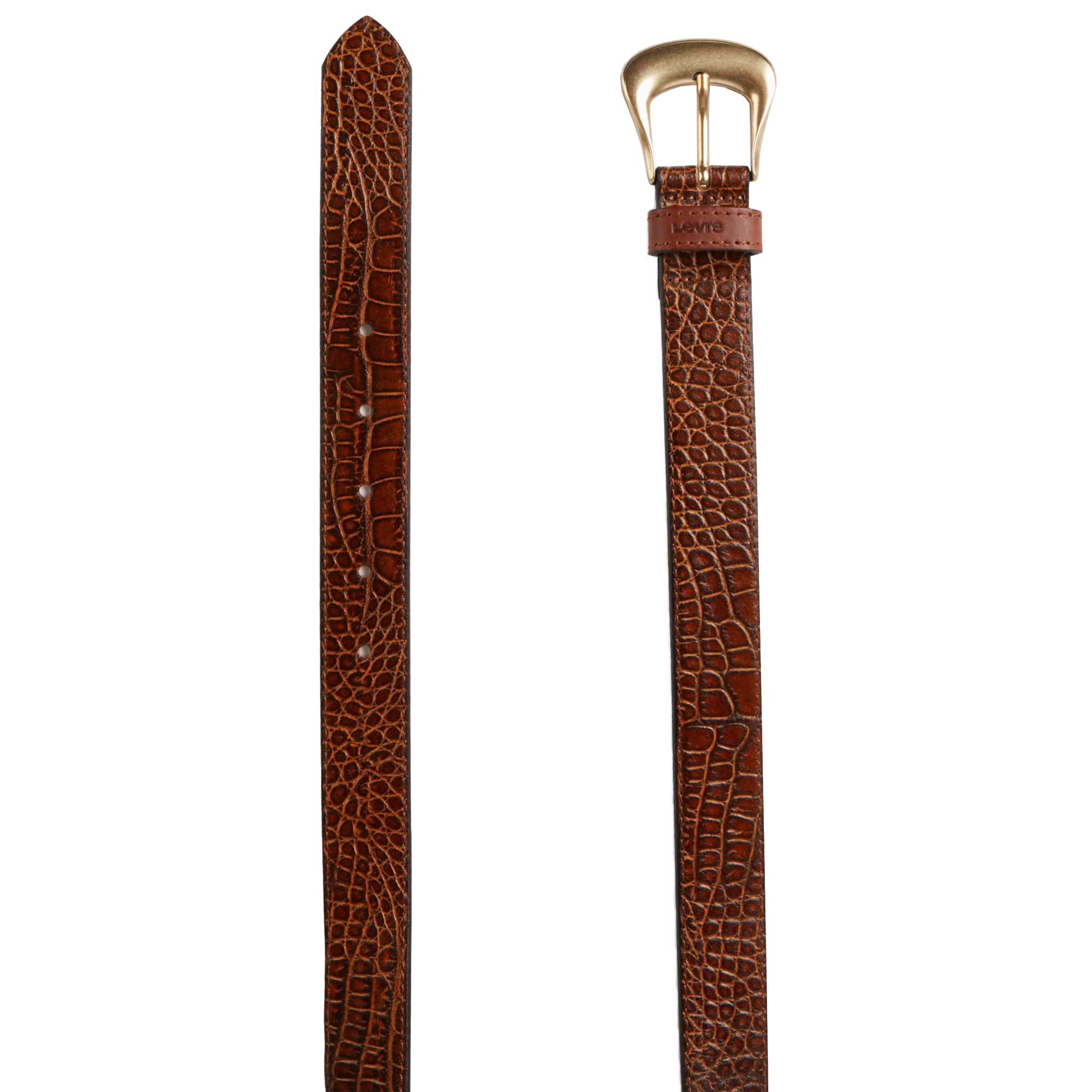 Levi's Vintage Crocodile Emboss Belt — available at Norwood
