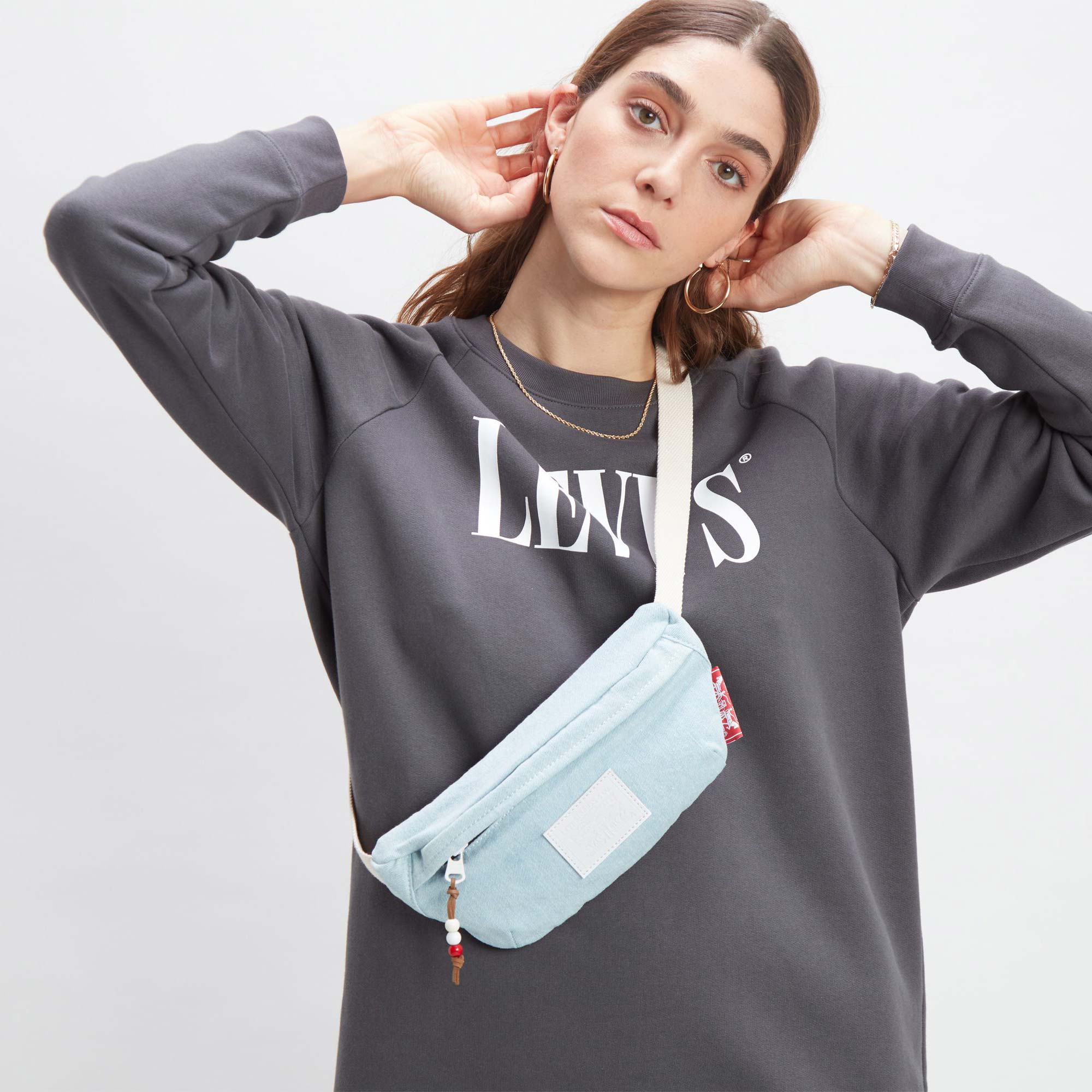 Levi's Banana Sling, Light Blue Denim — available at Norwood