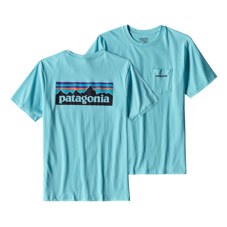 Patagonia Men's P-6 Logo Cotton Pocket T-Shirt — available at Norwood