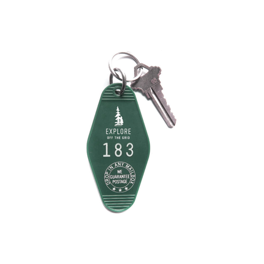 Three Potato Four Explore keychain - green — available at Norwood