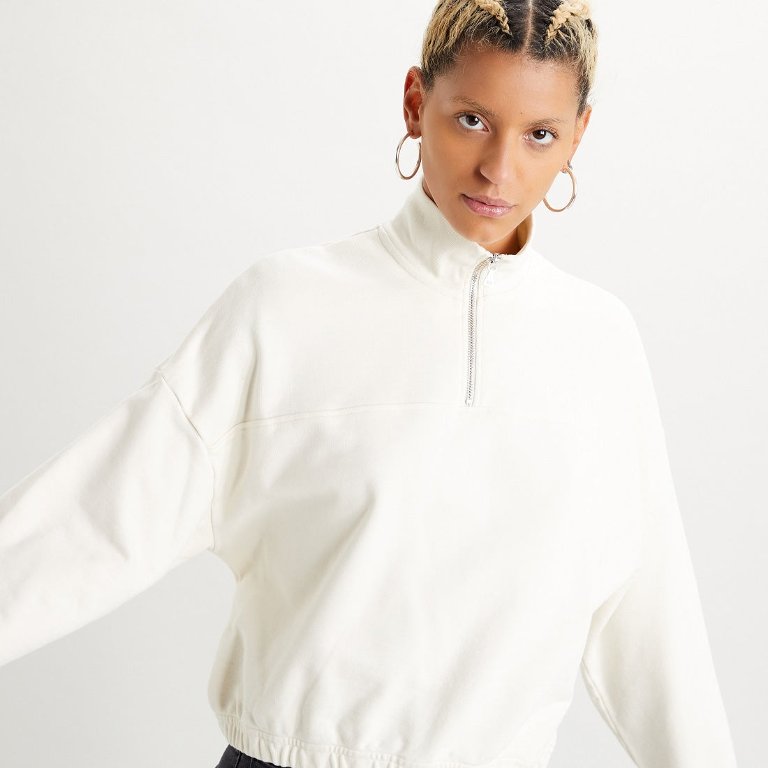Levi's Pom Quarter Zip — available at Norwood