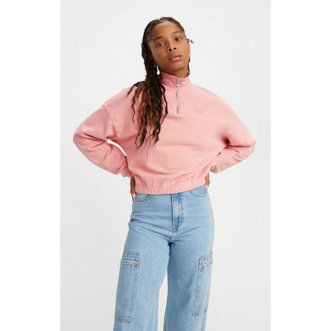 Levi's Womens Pom Quarter Zip — available at Norwood