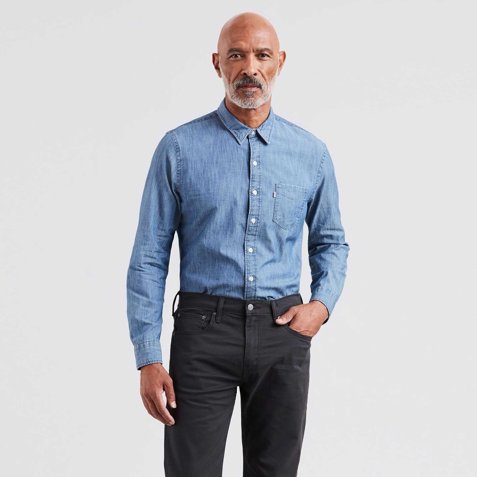 Levi's Sunset One pocket shirt — available at Norwood