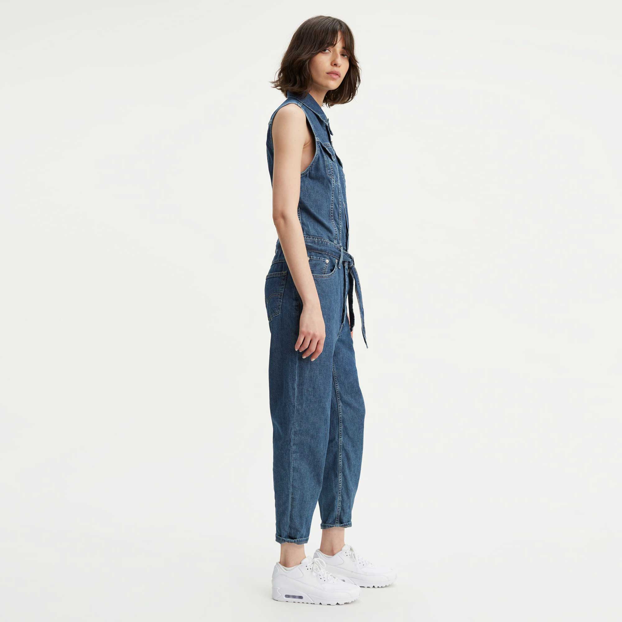 Levi's Womens Cropped Taper jumpsuit — available at Norwood
