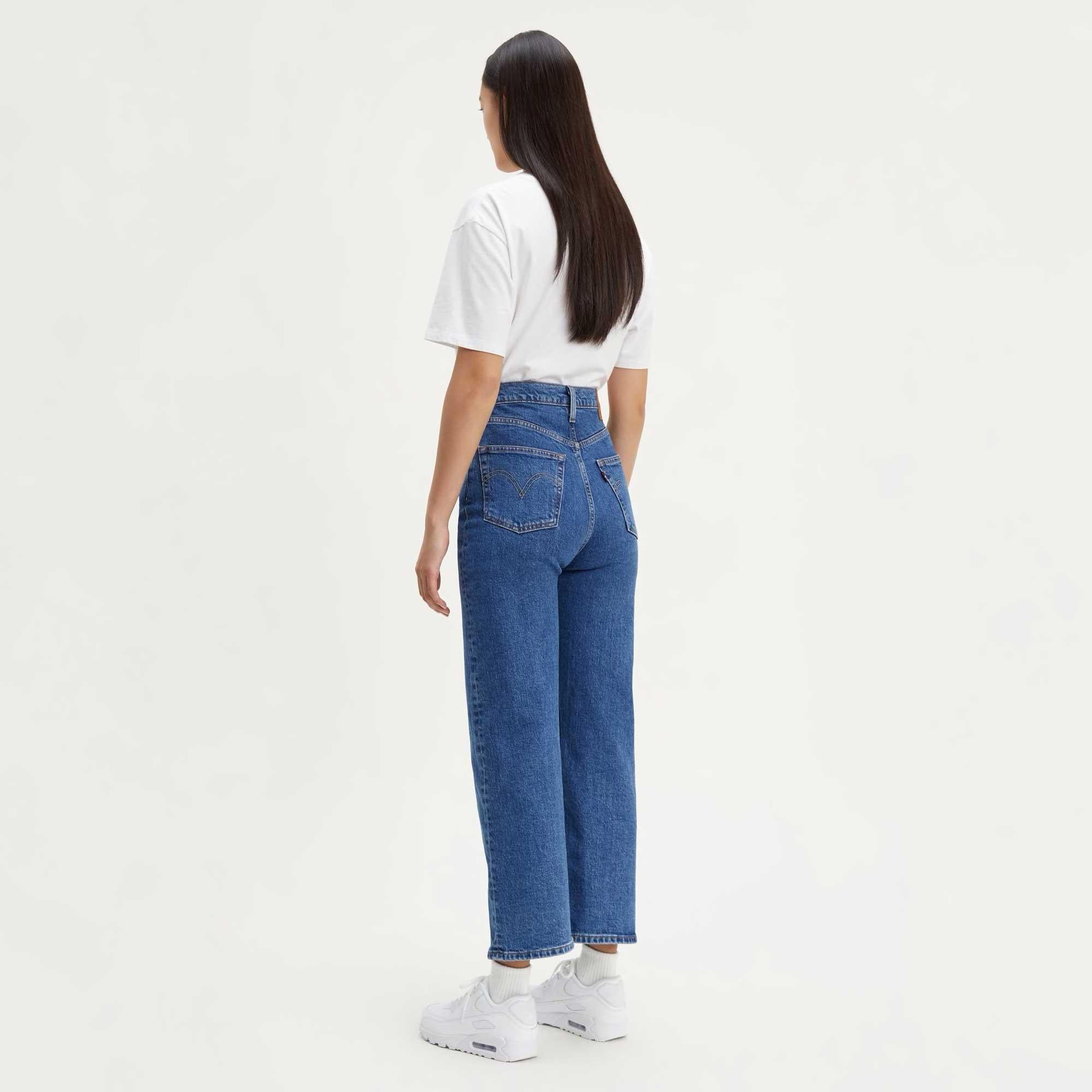 Levi's Womens Ribcage Straight Ankle denim — available at Norwood