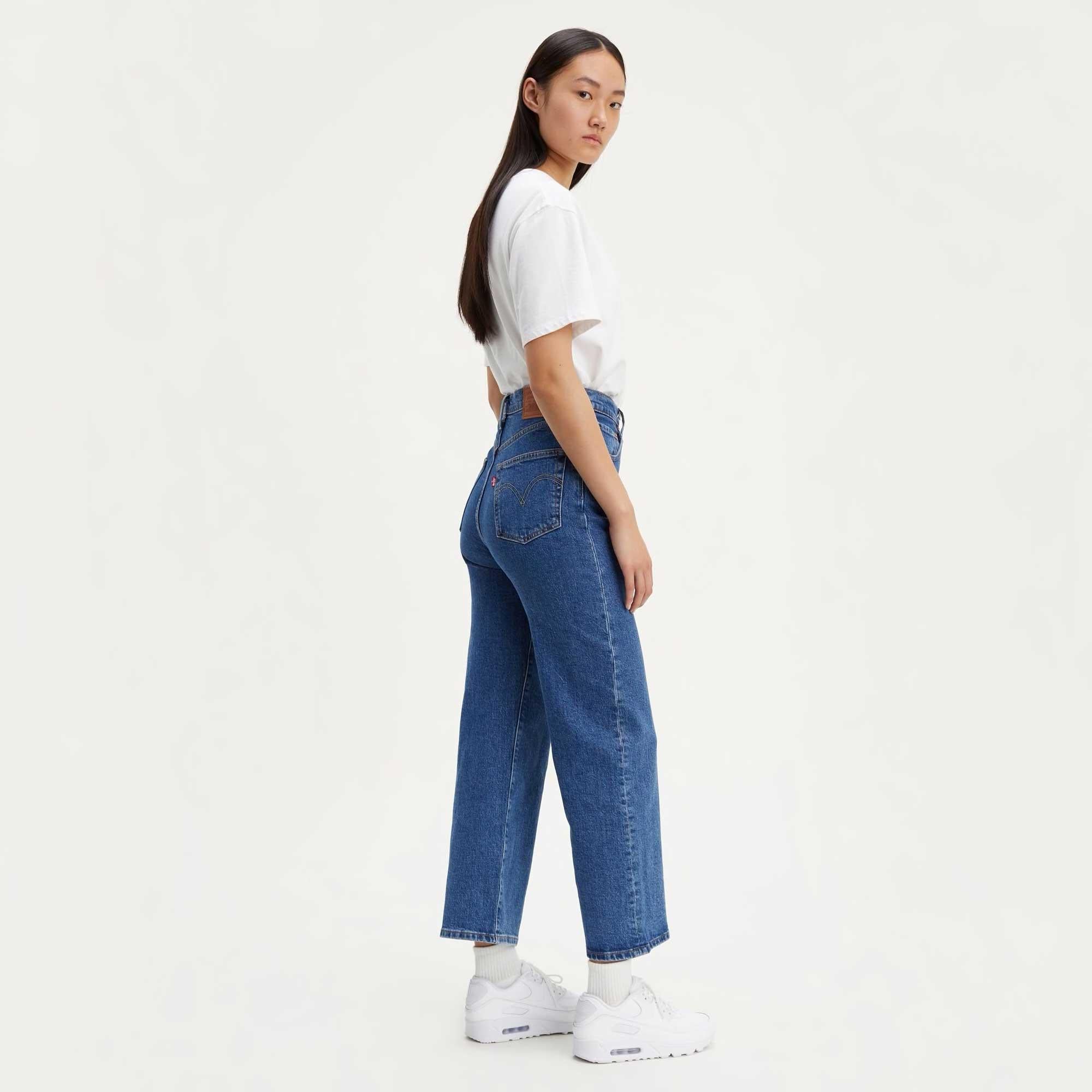 Levi's Womens Ribcage Straight Ankle denim — available at Norwood