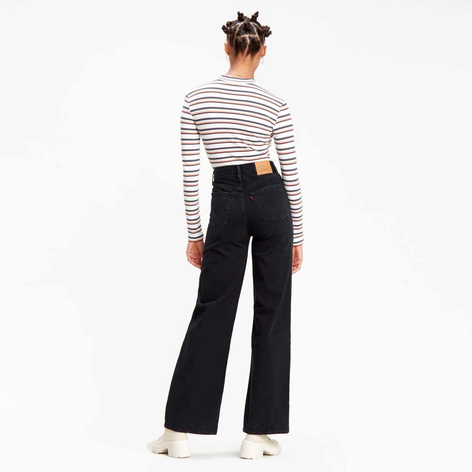 Levi's Womens Ribcage WideLeg denim — available at Norwood