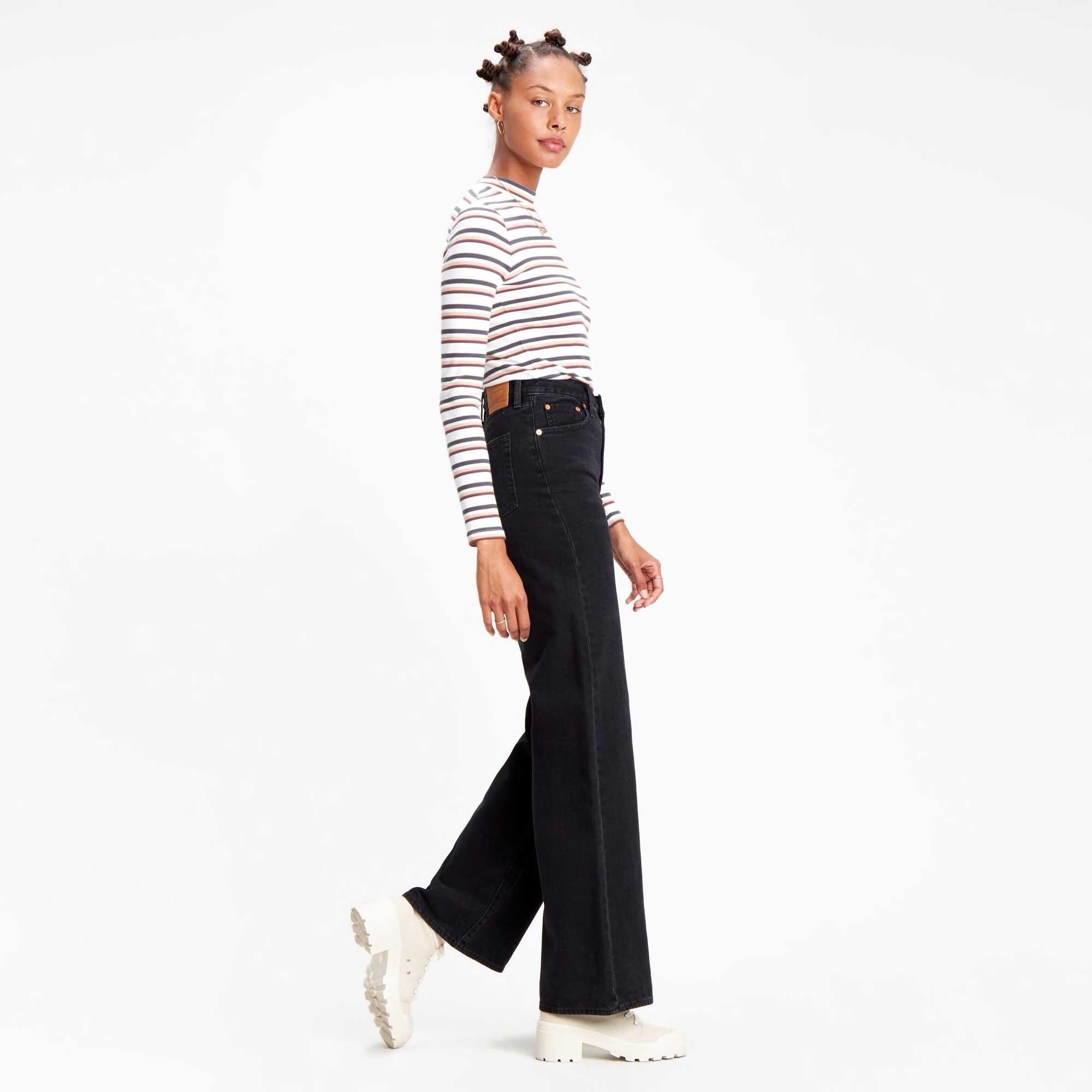 Levi's Womens Ribcage WideLeg denim — available at Norwood