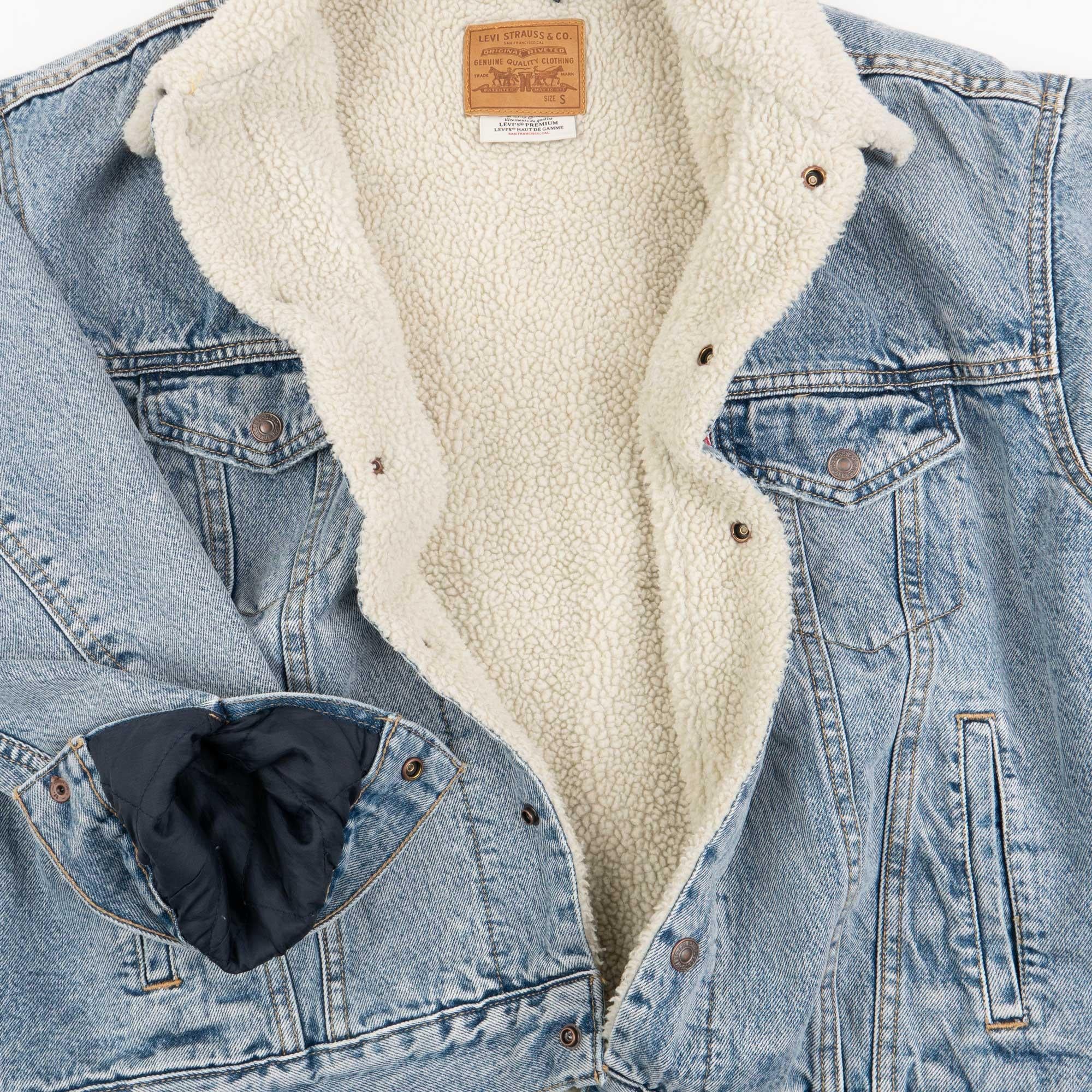 Levi's Womens Dad Sherpa Trucker — available at Norwood