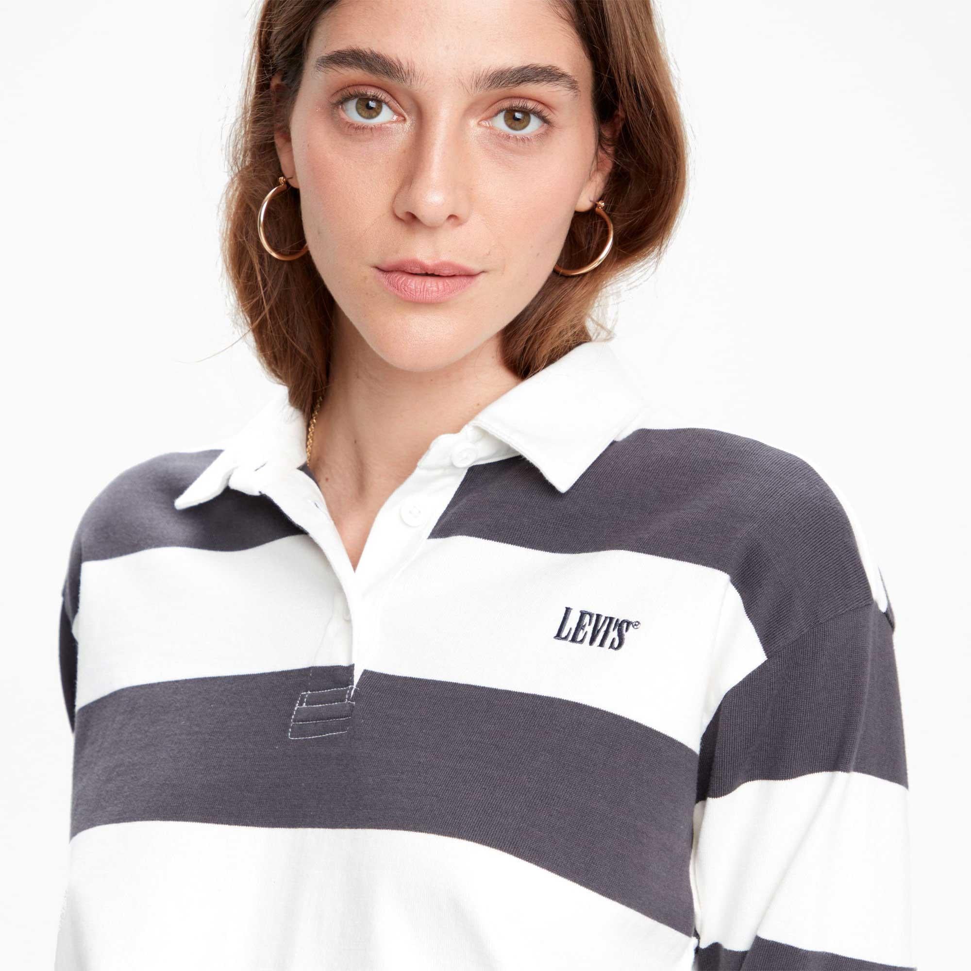 Levi's Womens Letterman Rugby — available at Norwood