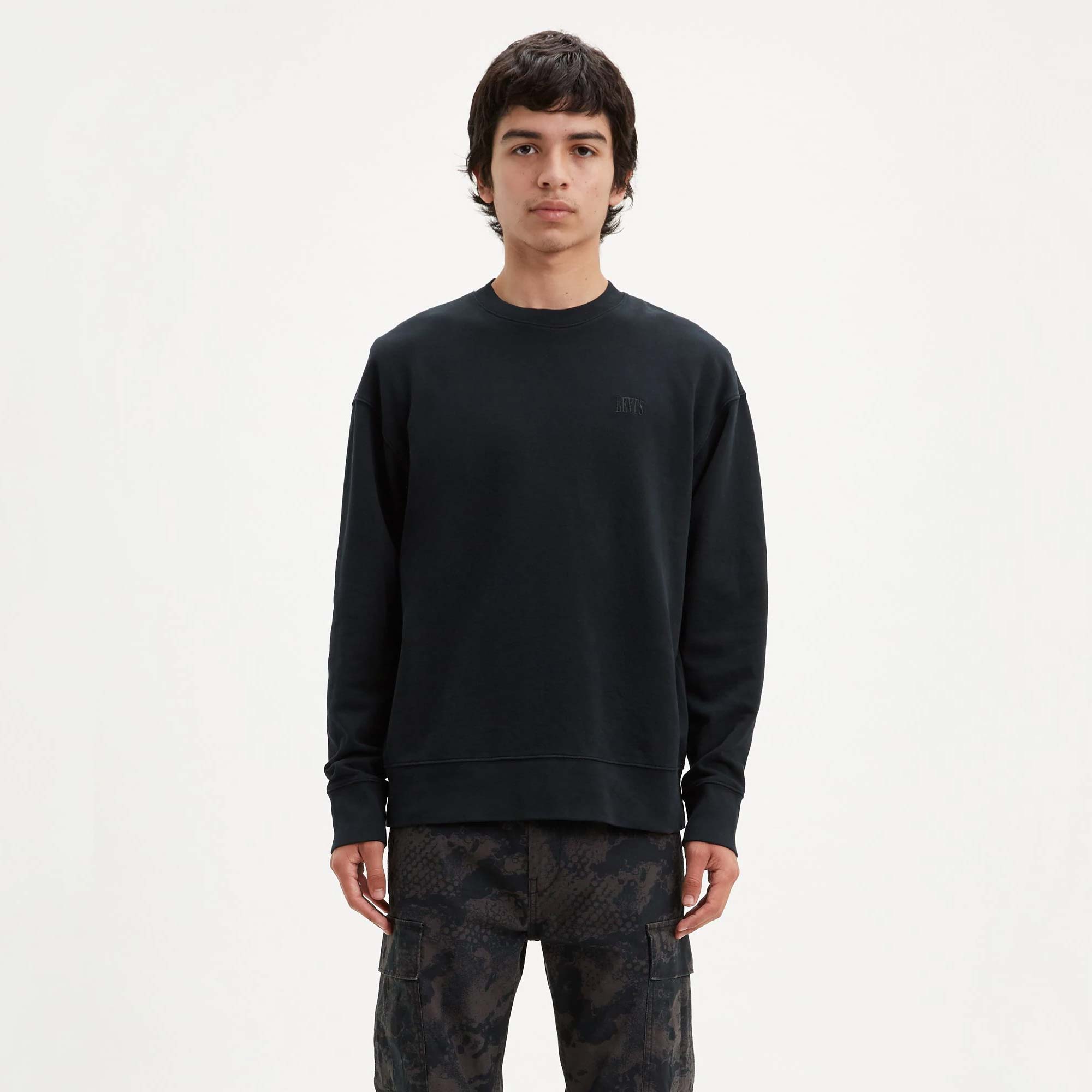 Levi's Authentic Logo Crewneck — available at Norwood